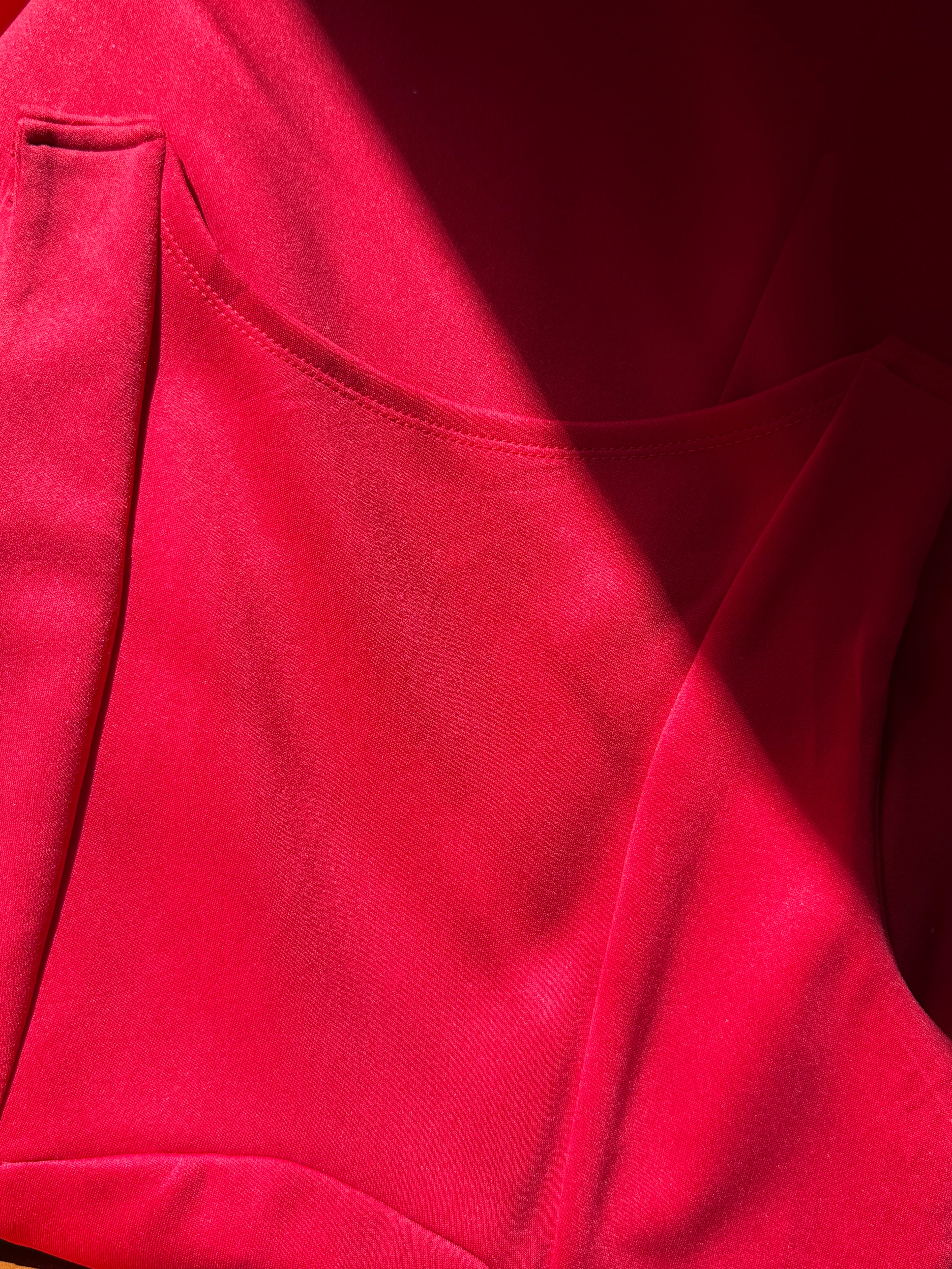 Bold Red Preloved Backless Mini Dress - Size M | UAE Party Wear