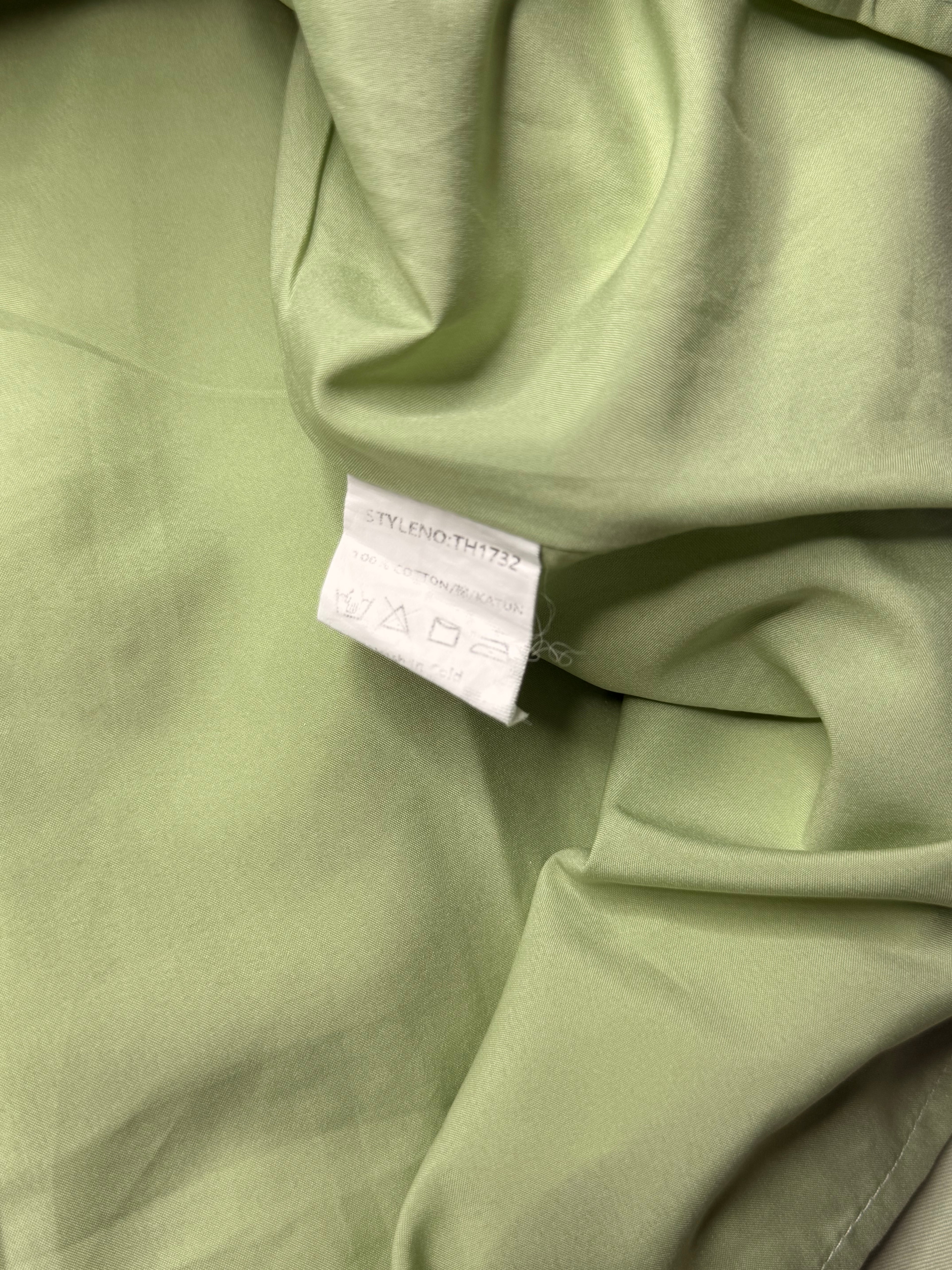 Love, Bonito Mint Green V-Neck A-Line Cotton Dress (Size XS / UK 6 / US 2)