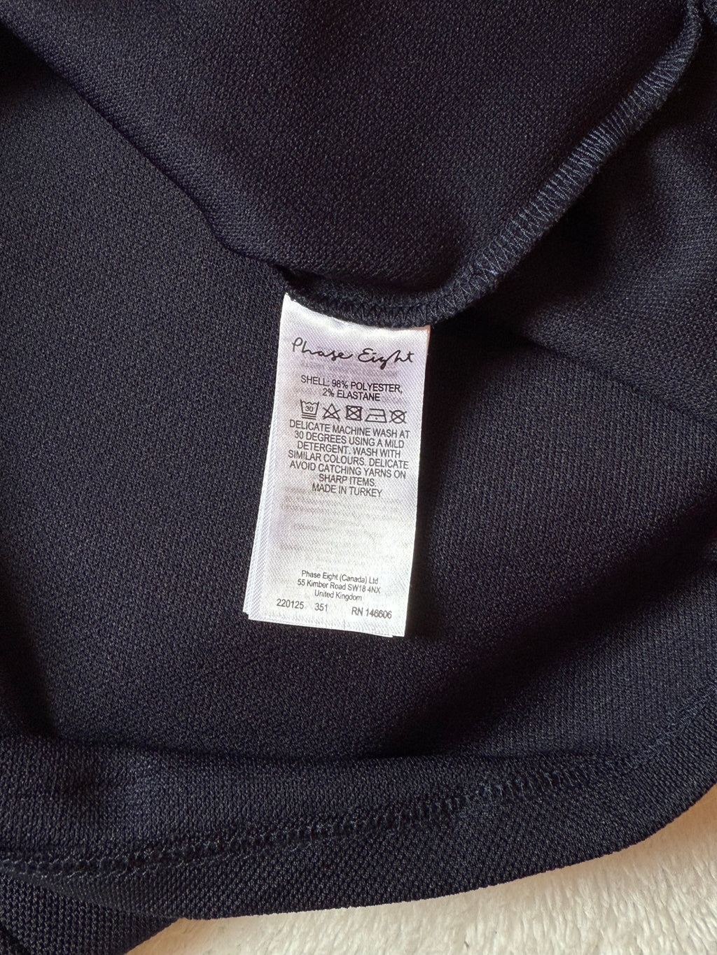 Phase Eight Plus Size Navy Wrap Dress (UK 18)