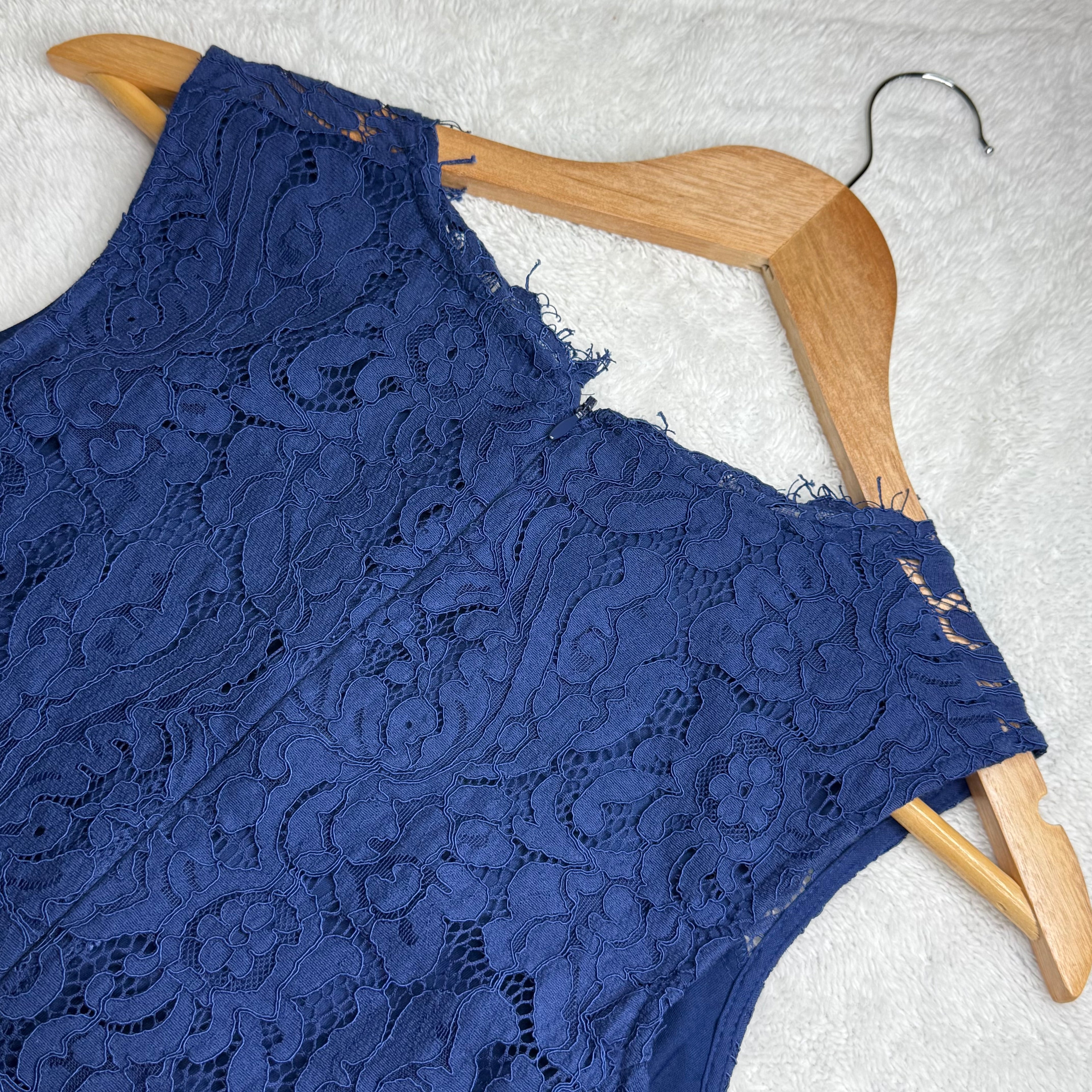 Target Collection Navy Blue Lace A-line Dress