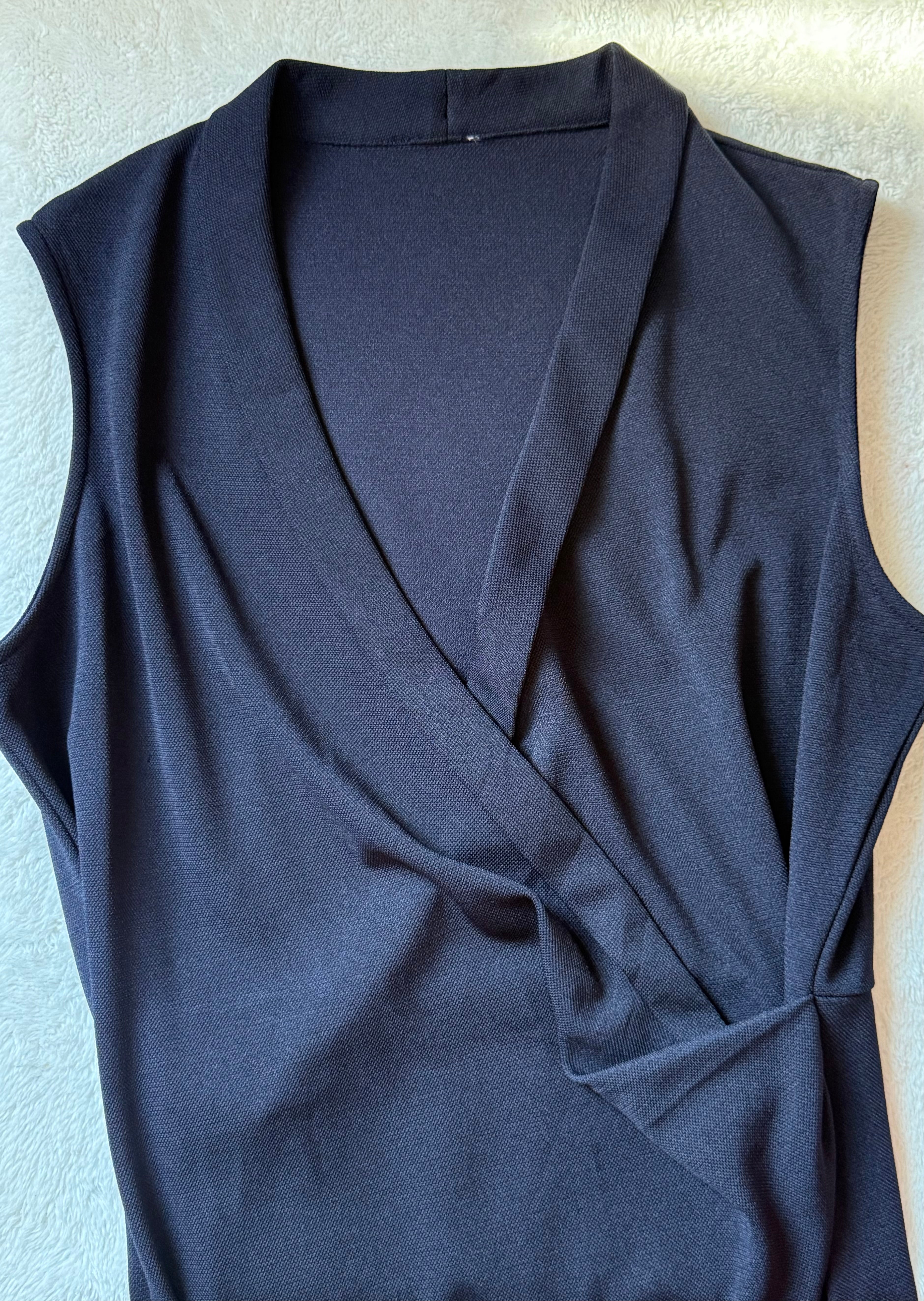 Phase Eight Plus Size Navy Wrap Dress (UK 18)