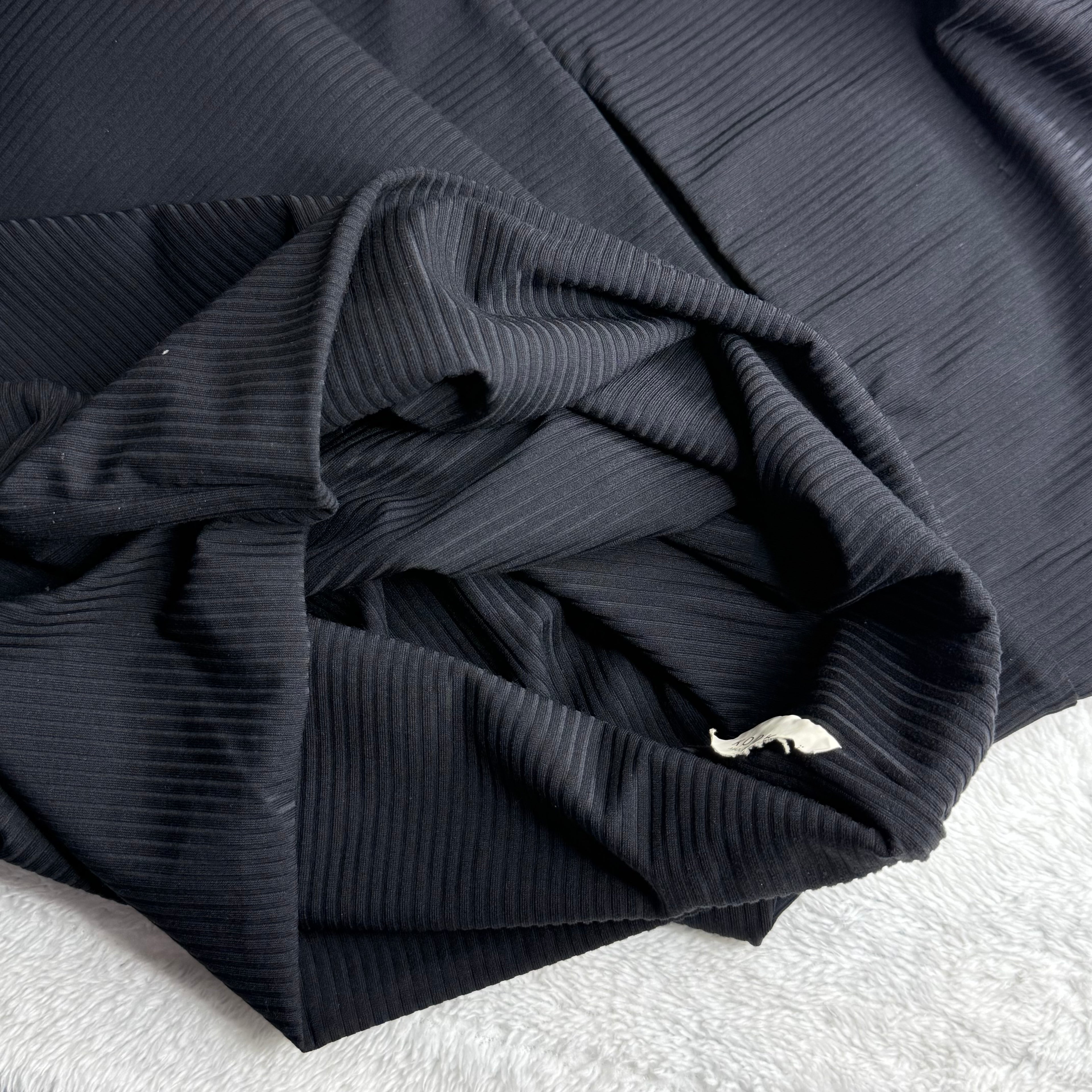 Kookai Black Cut-out Midi Dress