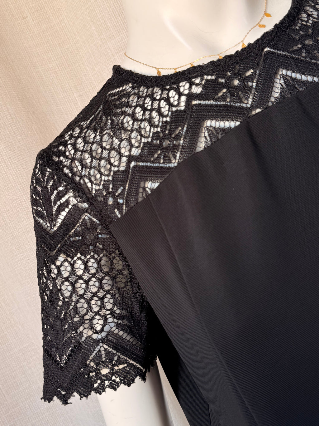 Signature Agenda Lace Yoke Dress | EUR 40