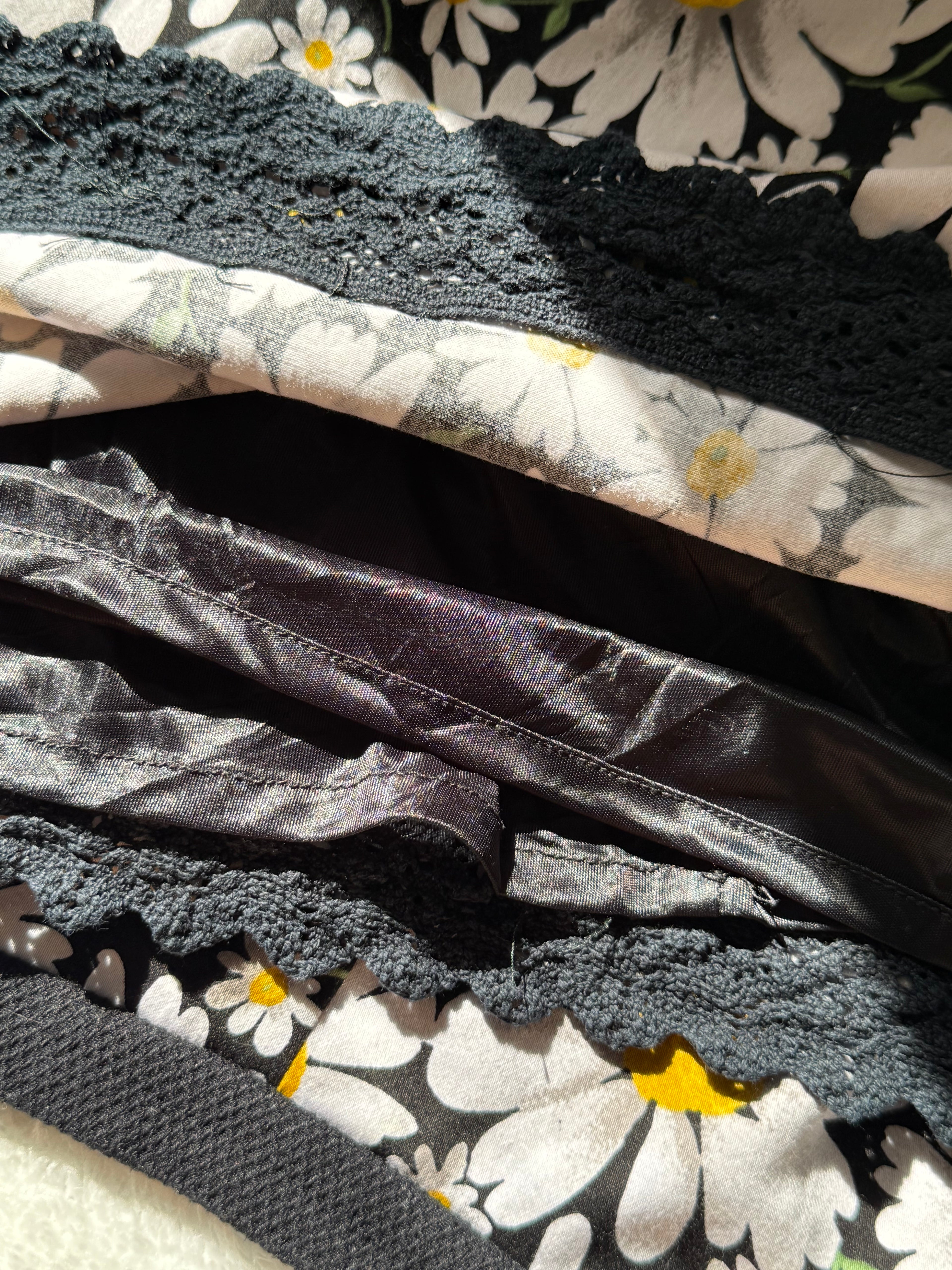 Preloved FORMULA JOVEN Daisy Print Sleeveless Dress - EU 40 | Cute UAE Summer Casual (30 AED)