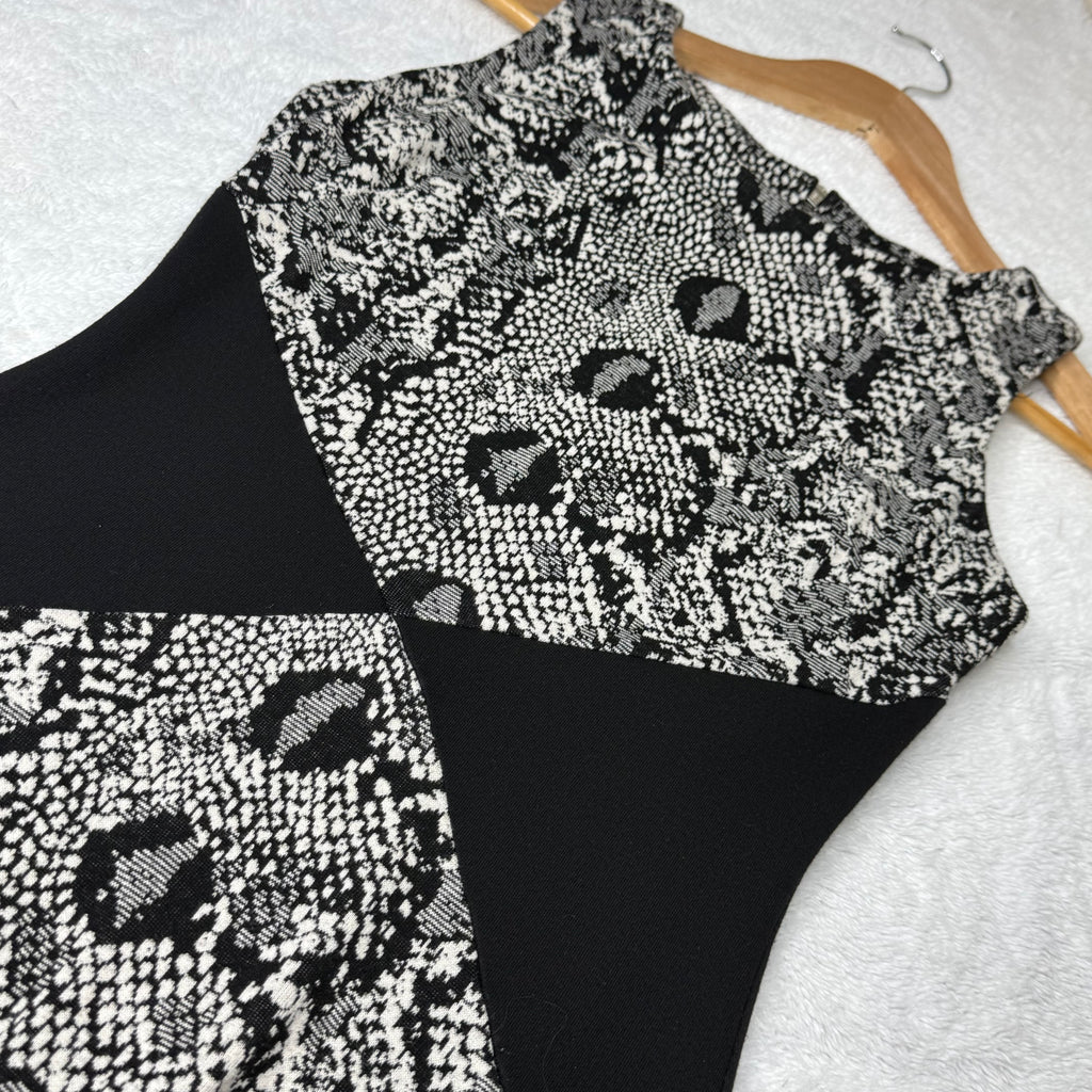 ASOS Snakeskin Print Sheath Dress | UK 10 (XS - S)