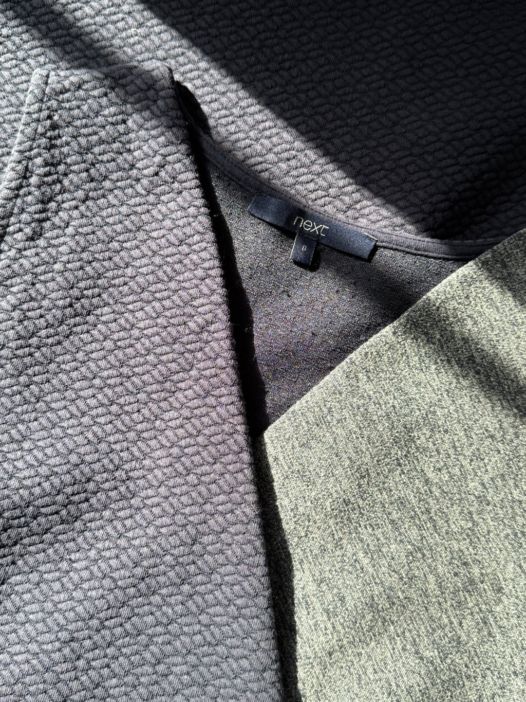 NEXT Color-Block Faux Wrap Dress | UK 8 (Preloved)