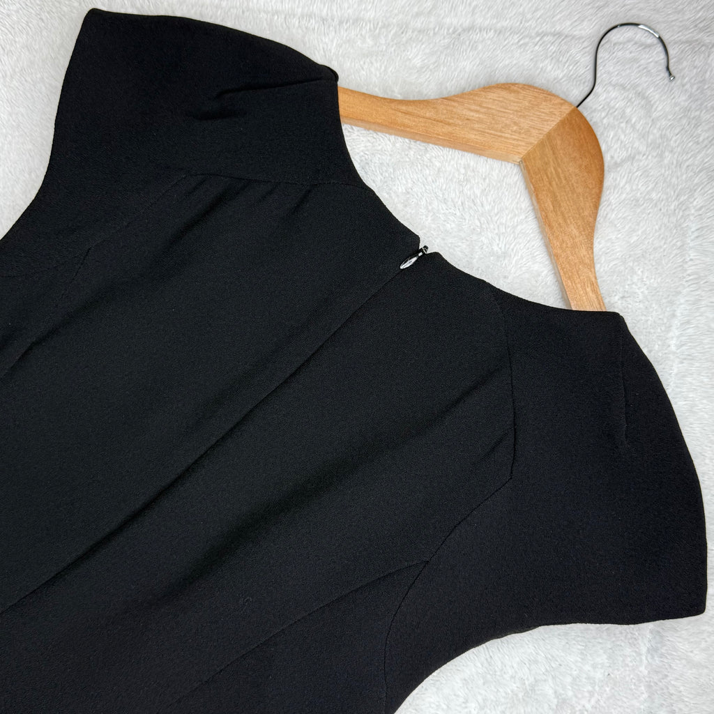 Cue Black Peplum Sheath Dress