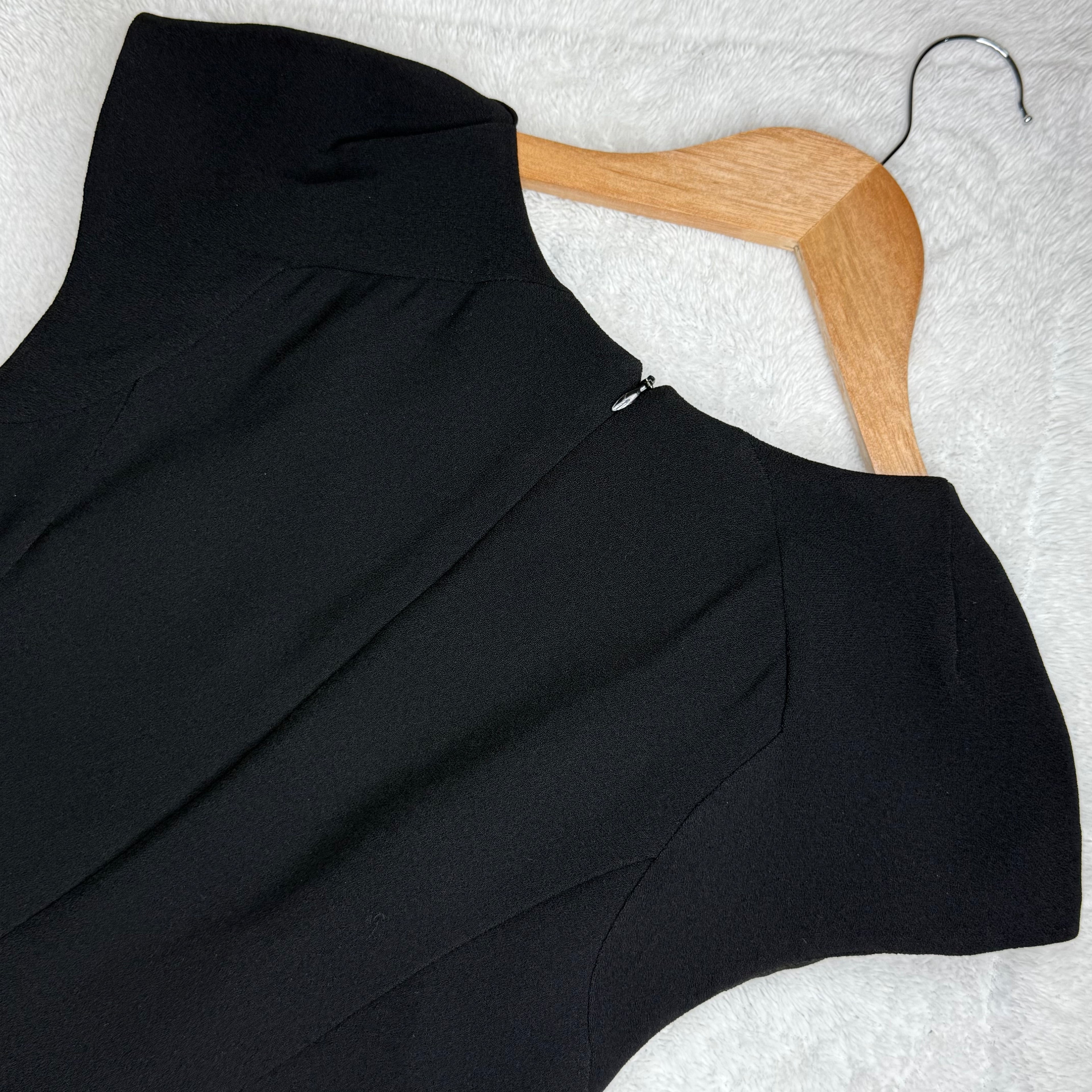 Cue Black Peplum Sheath Dress