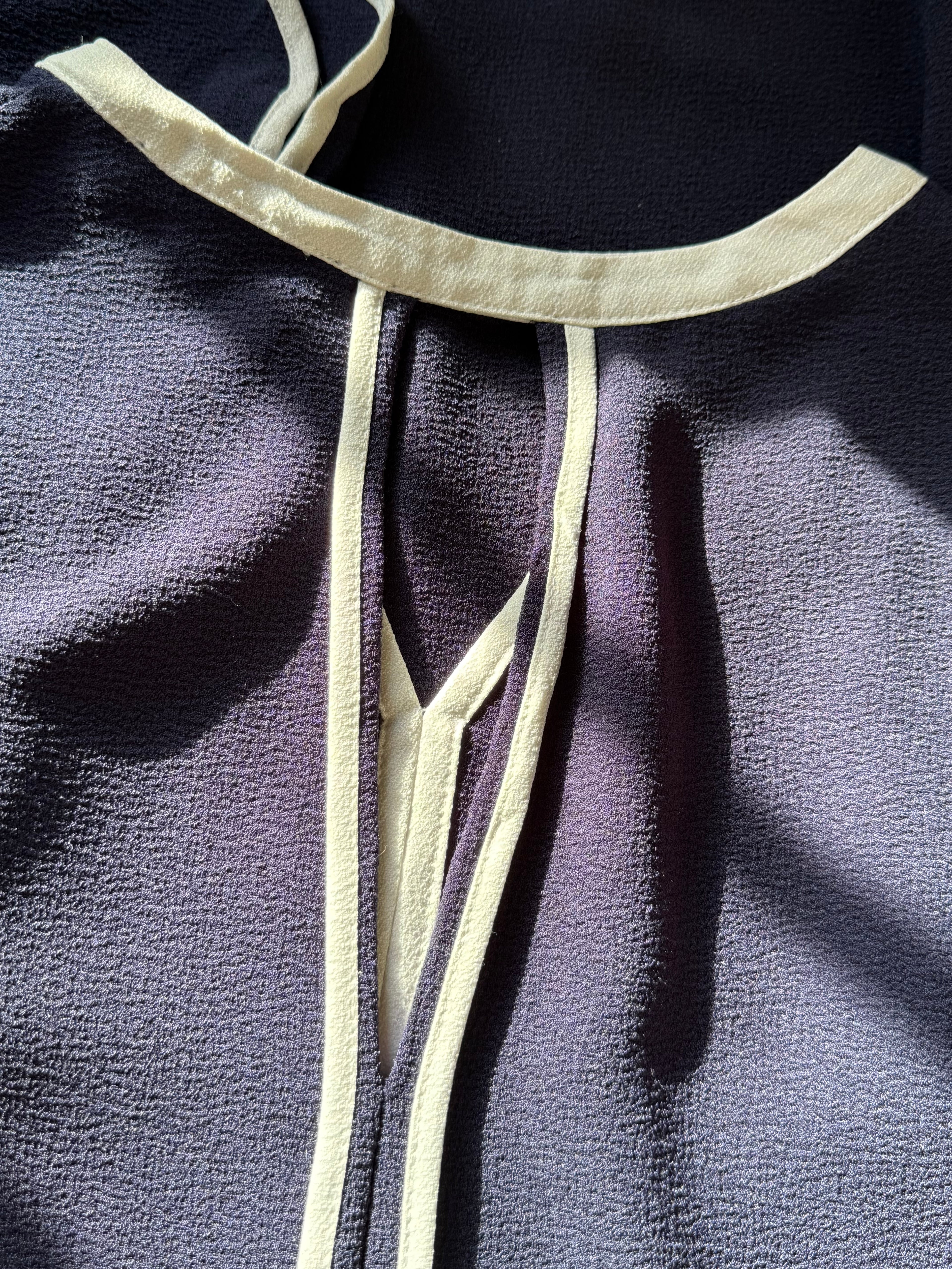 NEXT Navy Tunic Dress with Back Zip Detail | UK 14 (Preloved)