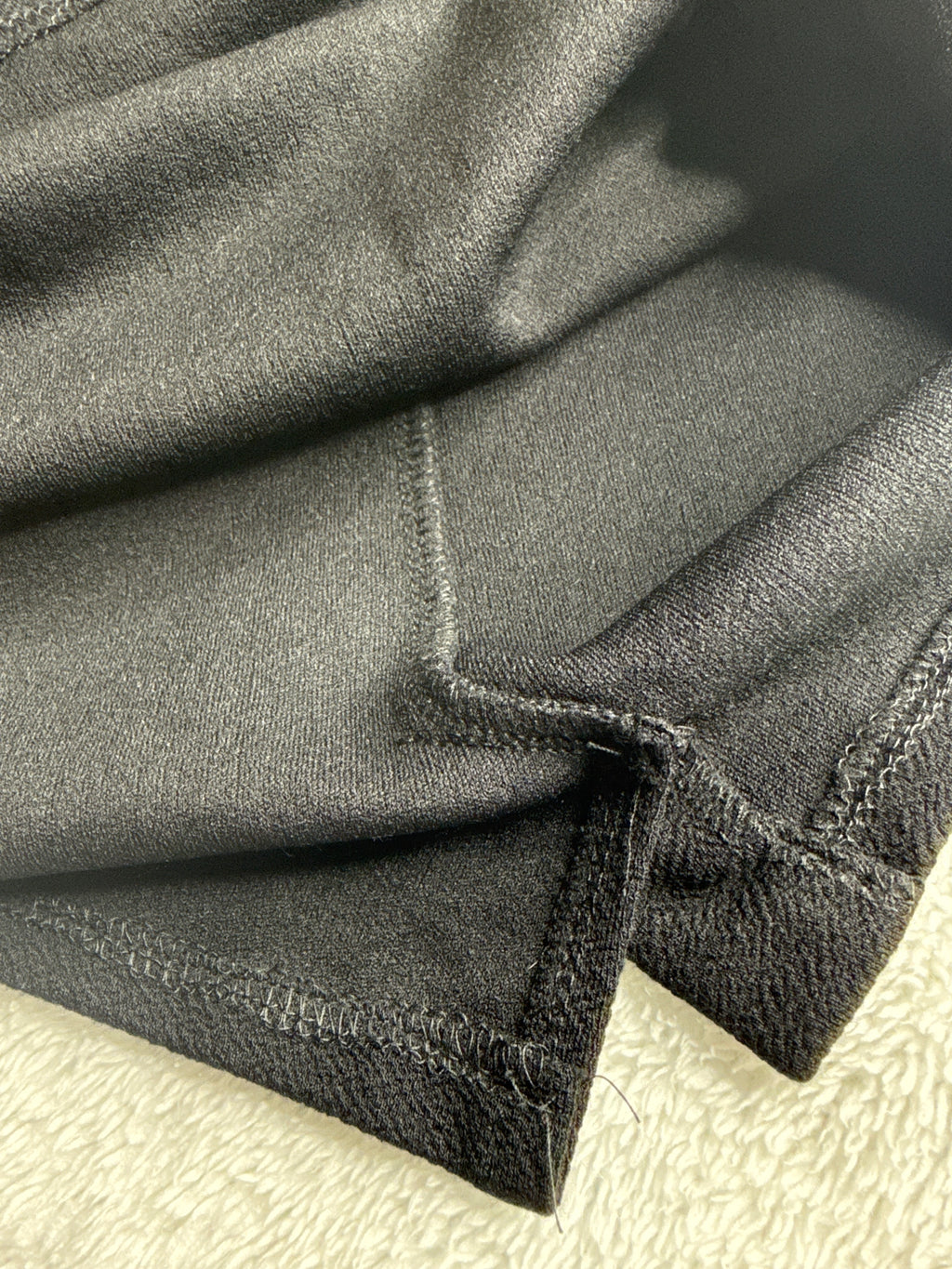 F&F Black Mini Dress with Red Zipper (Small)