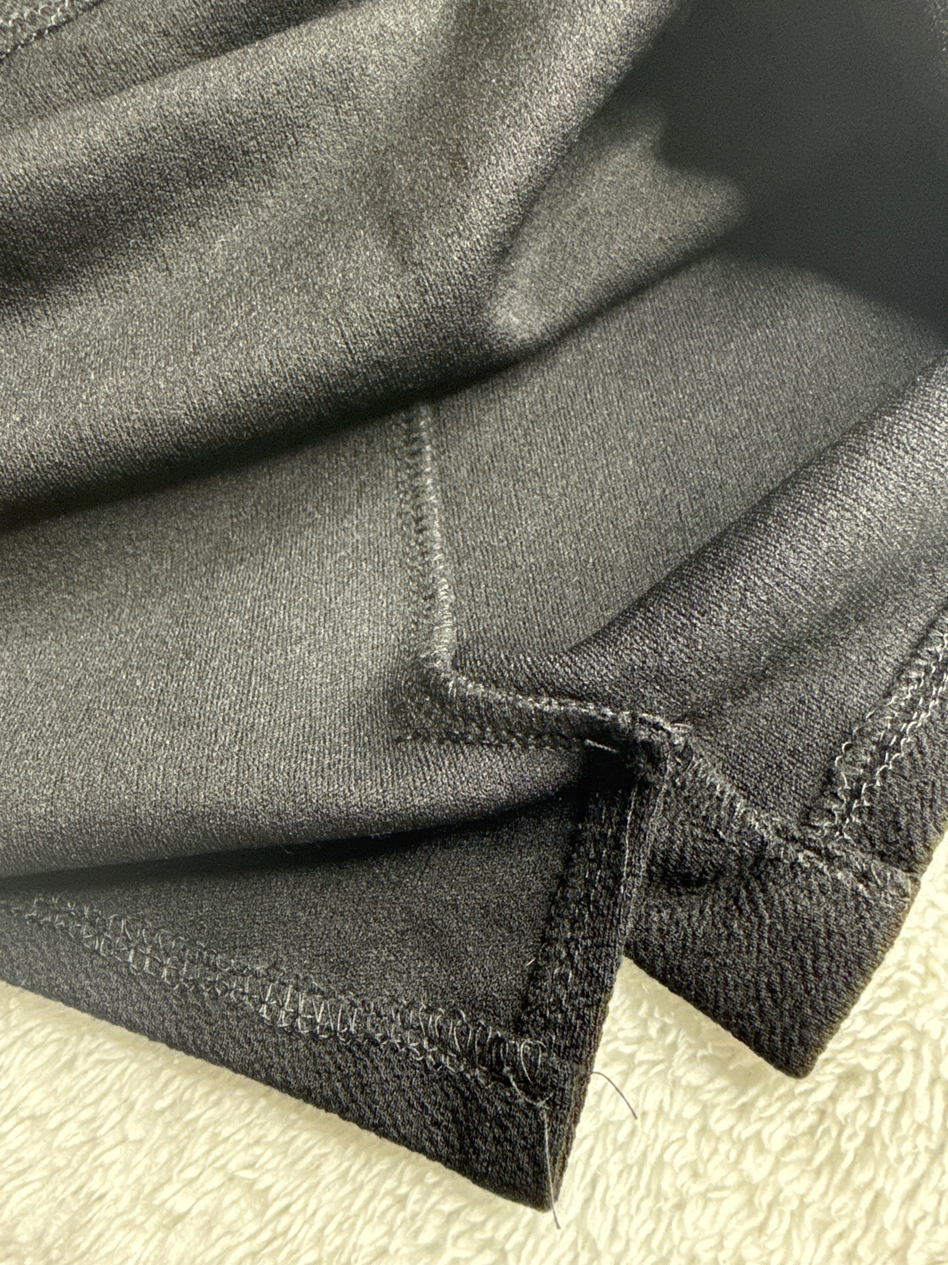 F&F Black Mini Dress with Red Zipper (Small)