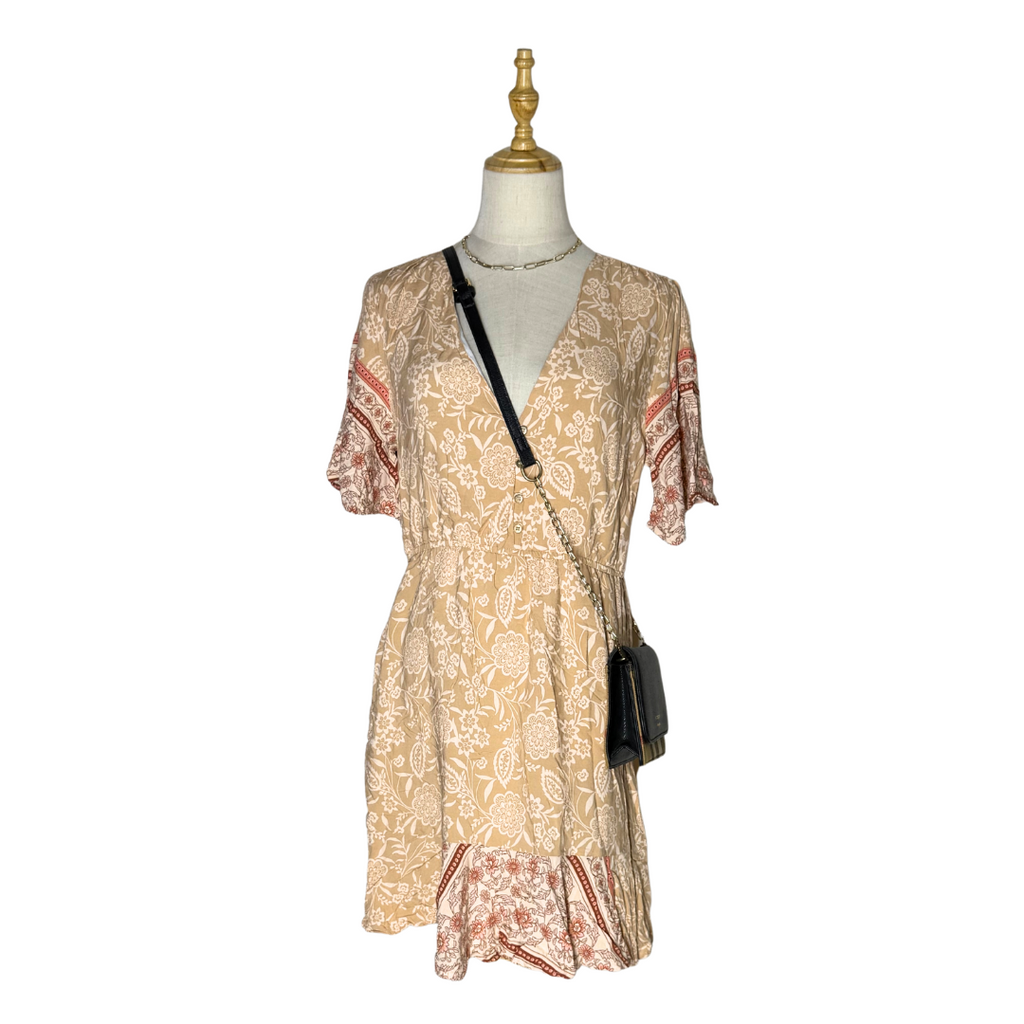 Bohemian Print Mini Dress