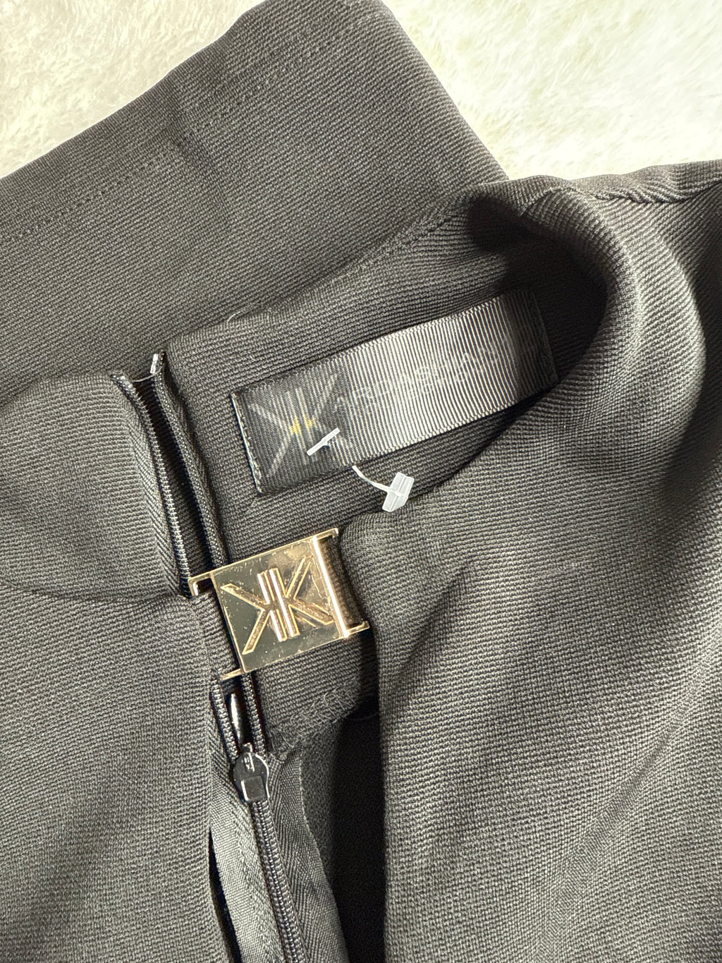 Kardashian Kollection Black Bodycon Dress (UK 12 / L)