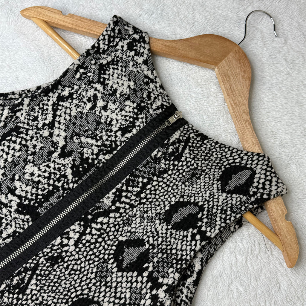 ASOS Snakeskin Print Sheath Dress | UK 10 (XS - S)