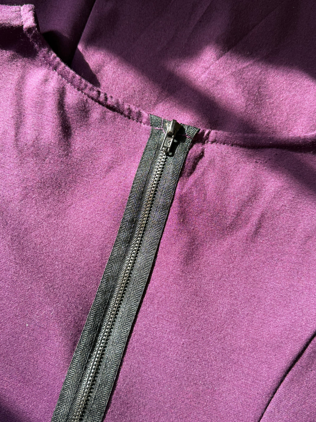 ATMOSPHERE Purple Bodycon Dress with Exposed Zip | UK 8