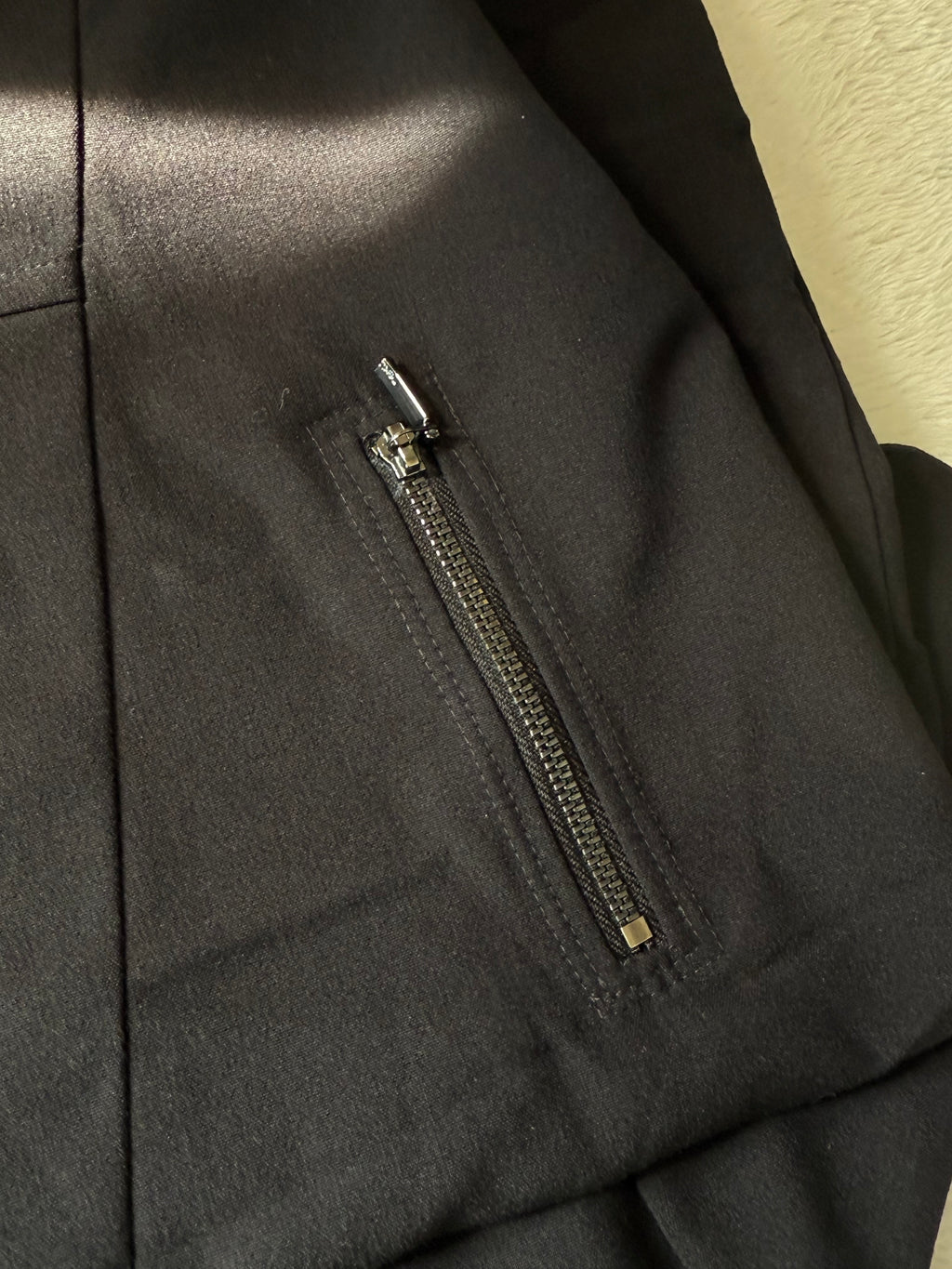 NEXT Black Day Dress with Exposed Back Zip | UK 14 (Preloved)