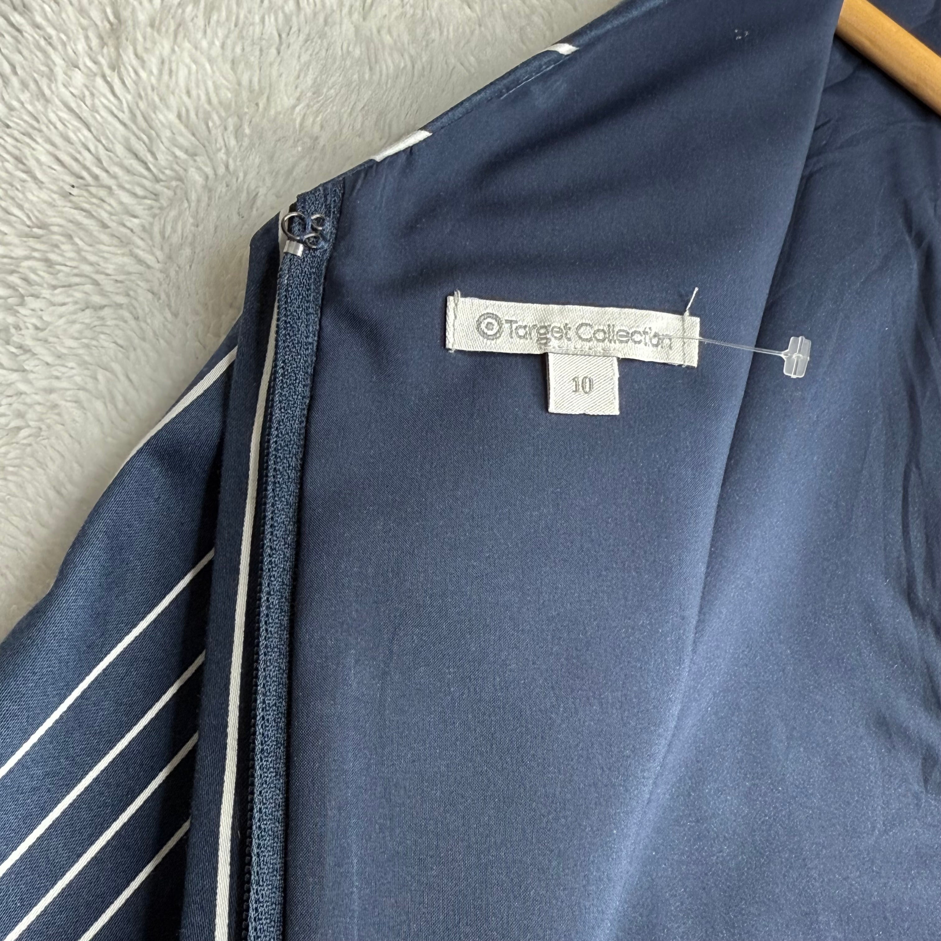 Target Collection Navy & White Striped Dress