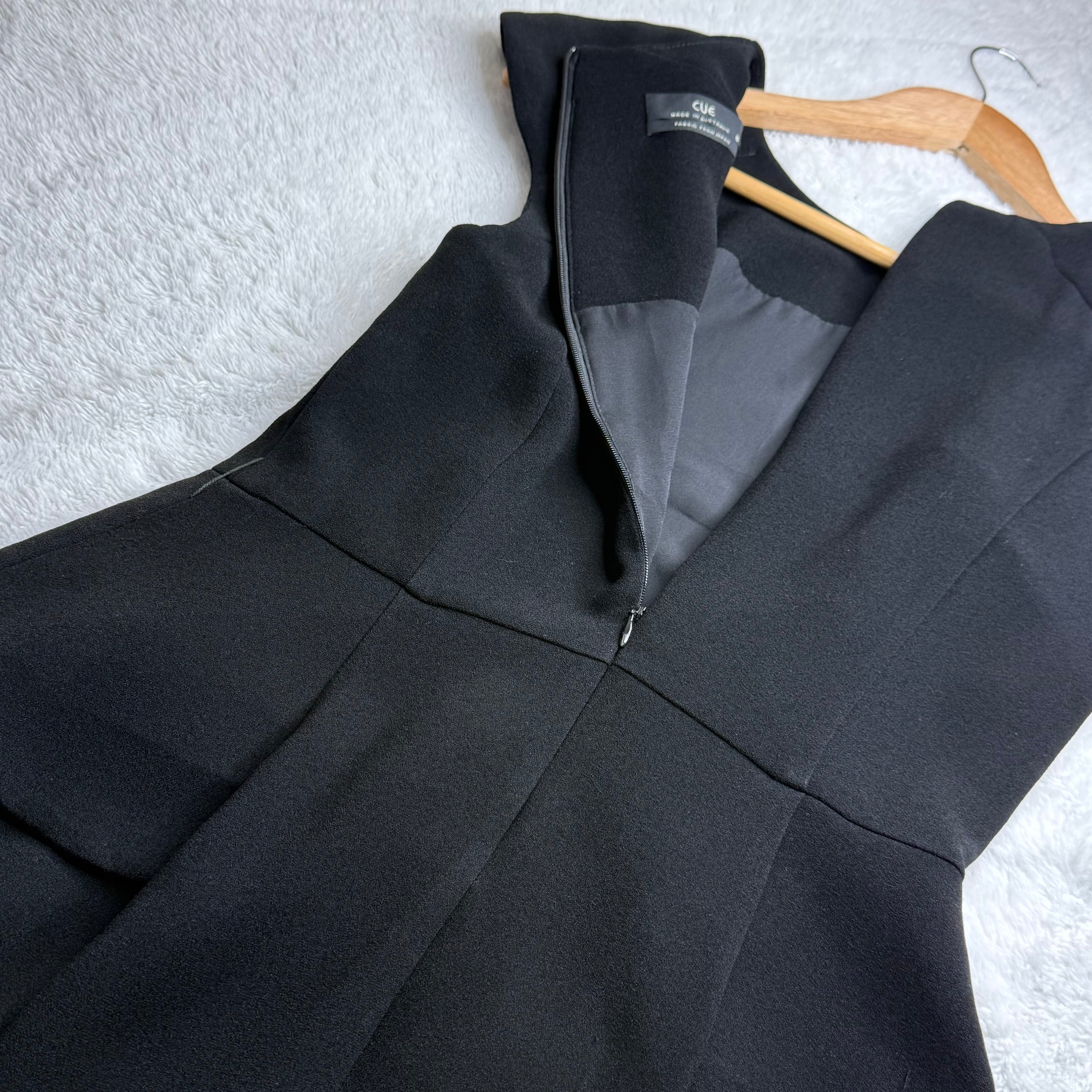 Cue Black Peplum Sheath Dress