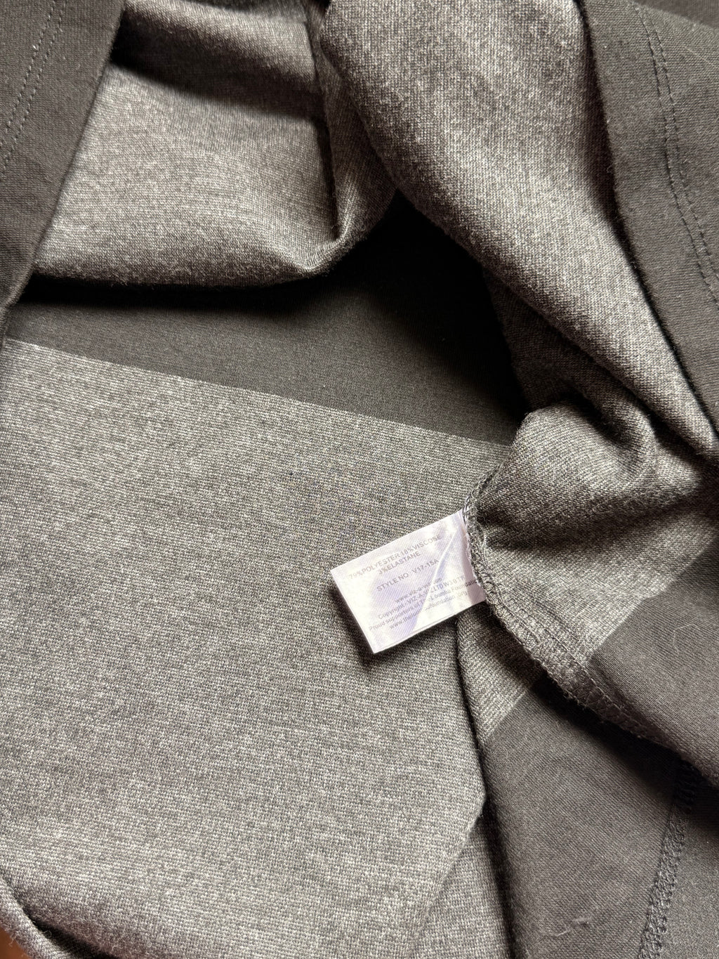 Viz-A-Viz Grey & Black Colourblock Cowl Neck Tunic Dress – UK 12/14 | Smart Casual