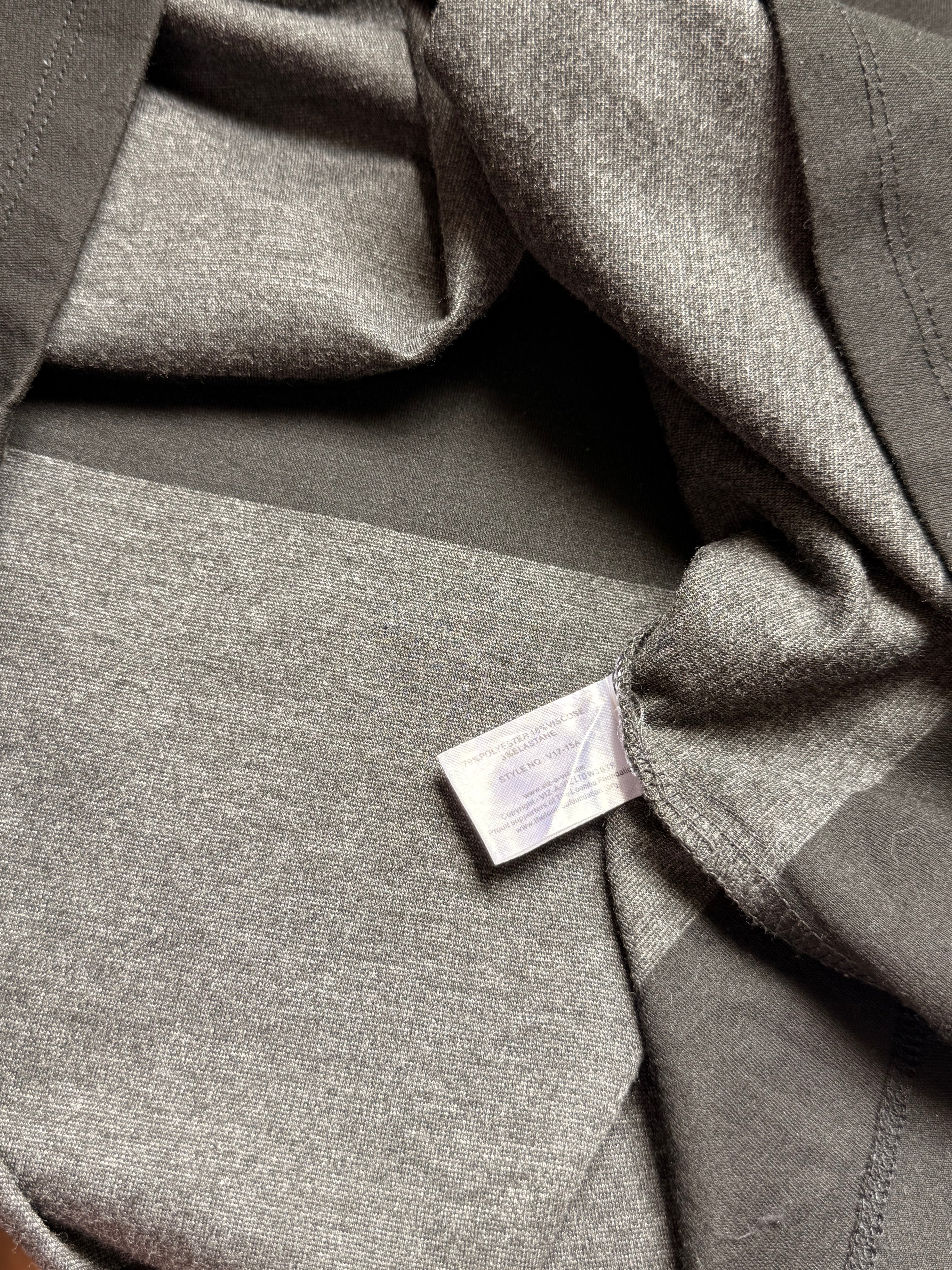Viz-A-Viz Grey & Black Colourblock Cowl Neck Tunic Dress – UK 12/14 | Smart Casual