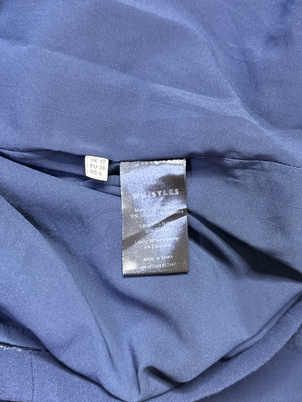 Whistles Navy Blue Lace Trim Shift Dress – UK 10 / US 6 | Medium
