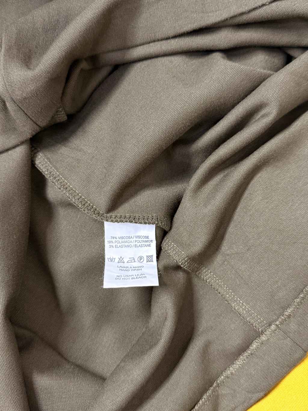 Di-Bye Mustard & Khaki Colorblock Button-Accented Shift Dress – Size M / UK 12 | NWT