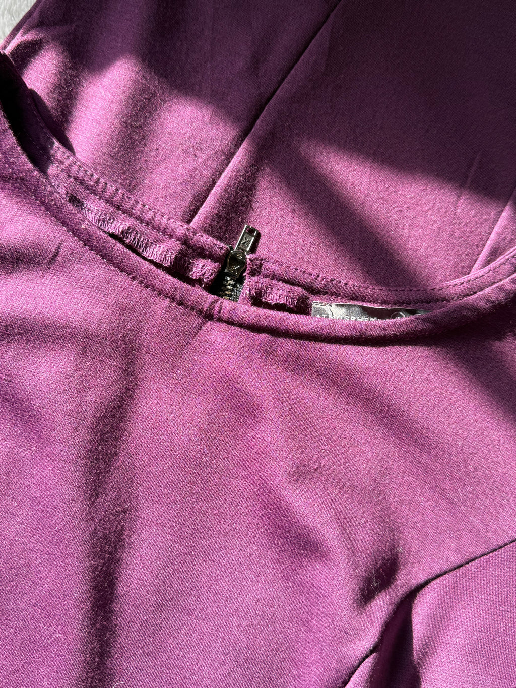 ATMOSPHERE Purple Bodycon Dress with Exposed Zip | UK 8