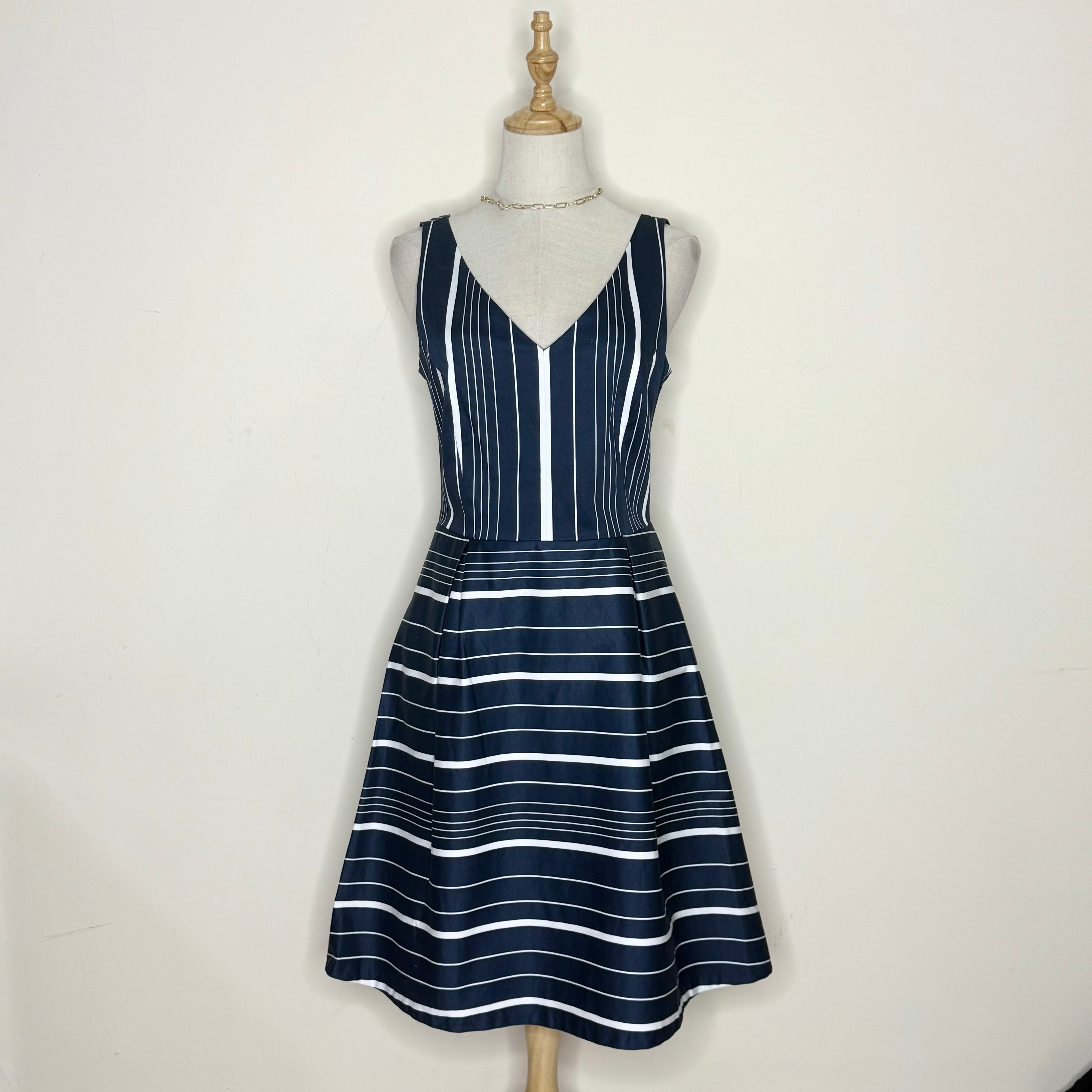 Target Collection Navy & White Striped Dress