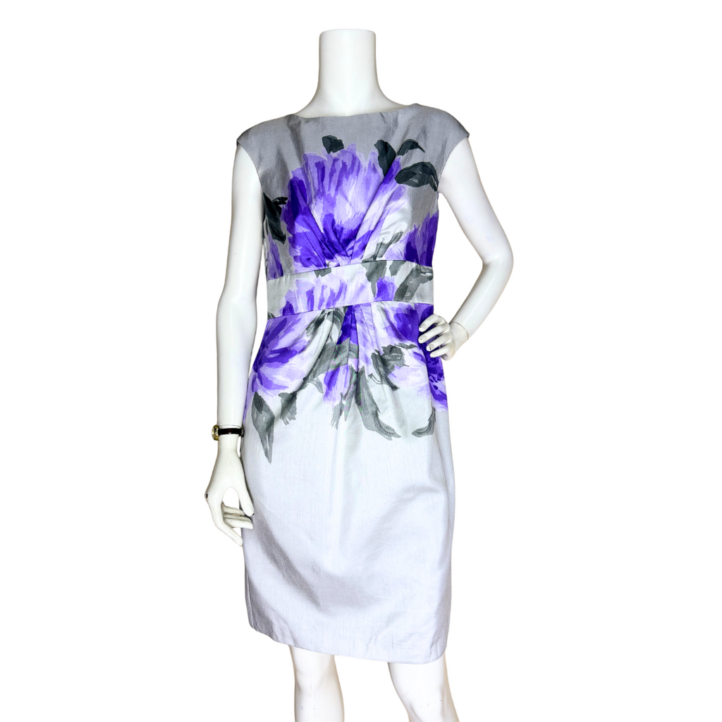 Floral Print Sleeveless Sheath Dress