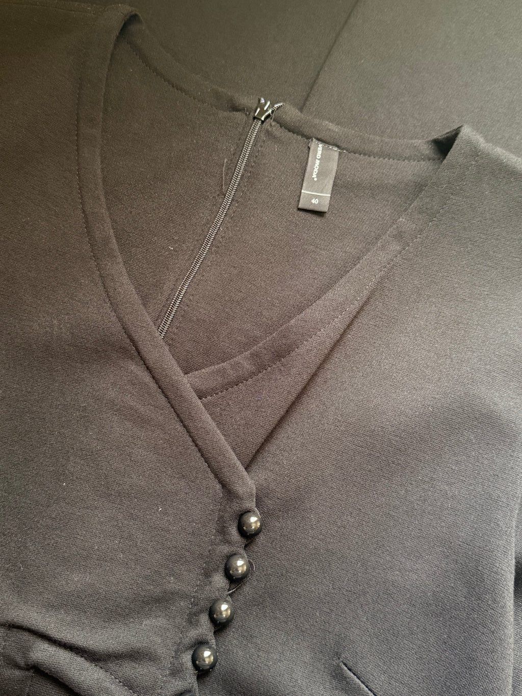 Vero Moda Asymmetric Button Detail Sleeveless Dress (Size L)