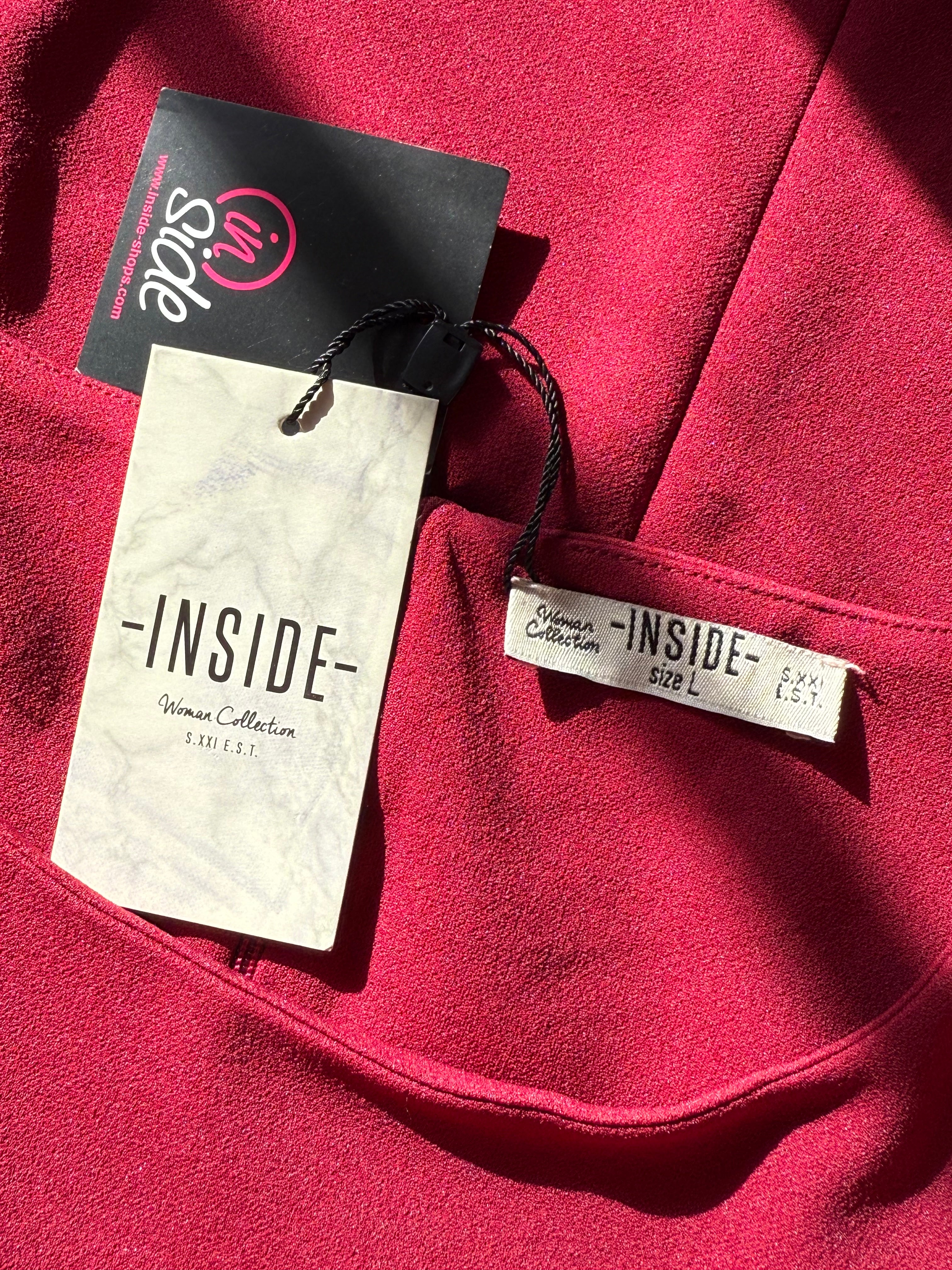 WITH TAG Distinctive Preloved INSIDE Dress with Sleeve Detail - Large, 40 AED!