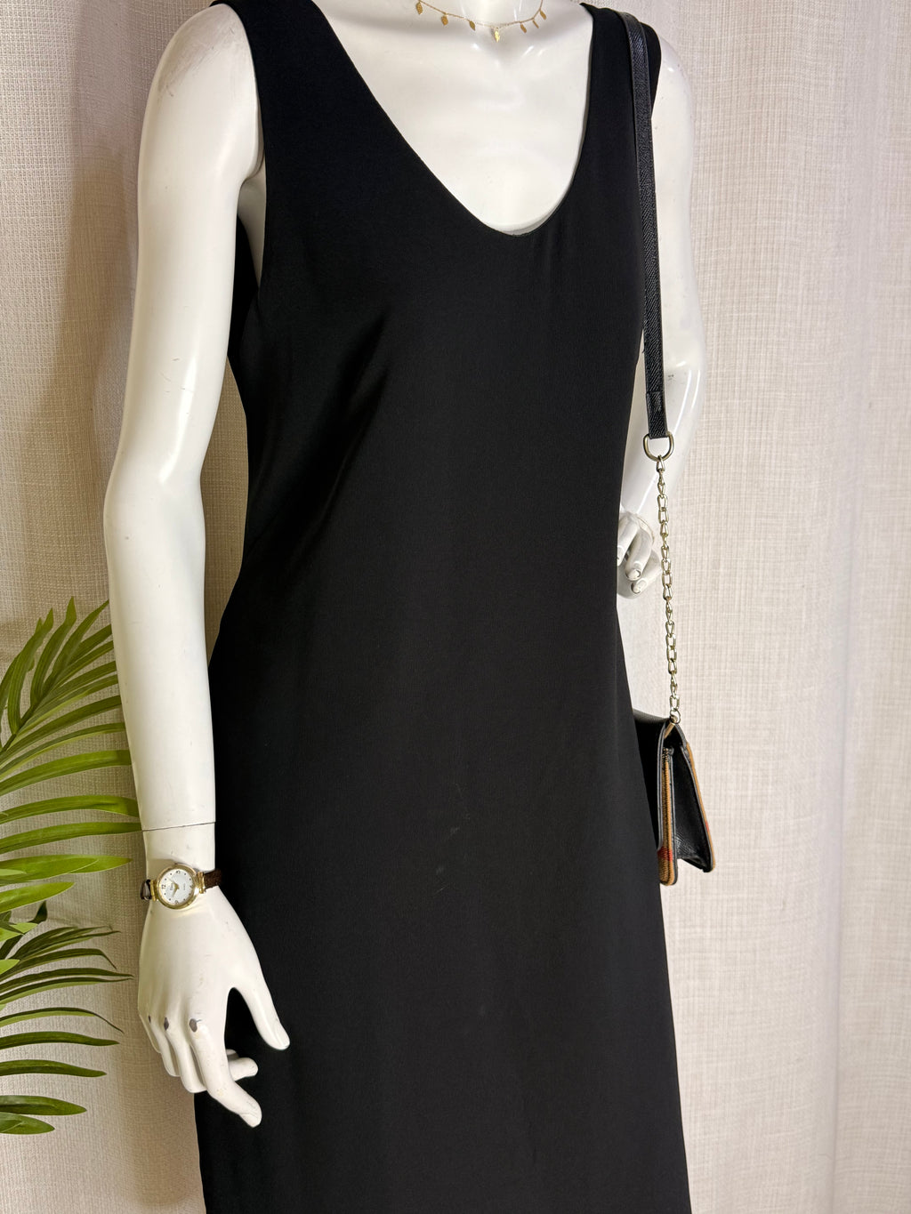 EQUIPMENT Vintage Sleeveless Black Shift Dress - Classic LBD (Size AU 14 / Medium-Large)