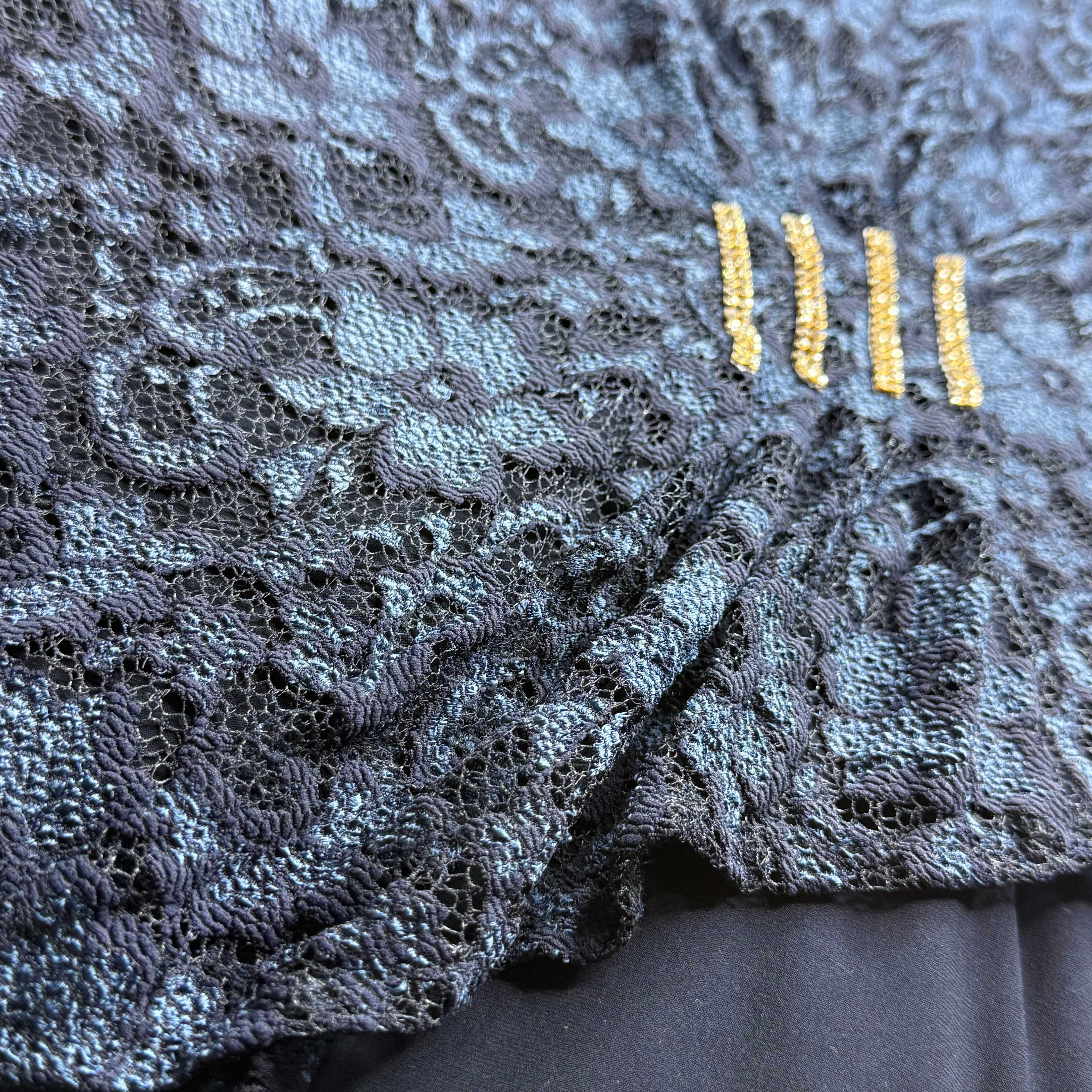 Joseph Ribkoff Navy Blue Lace Dress