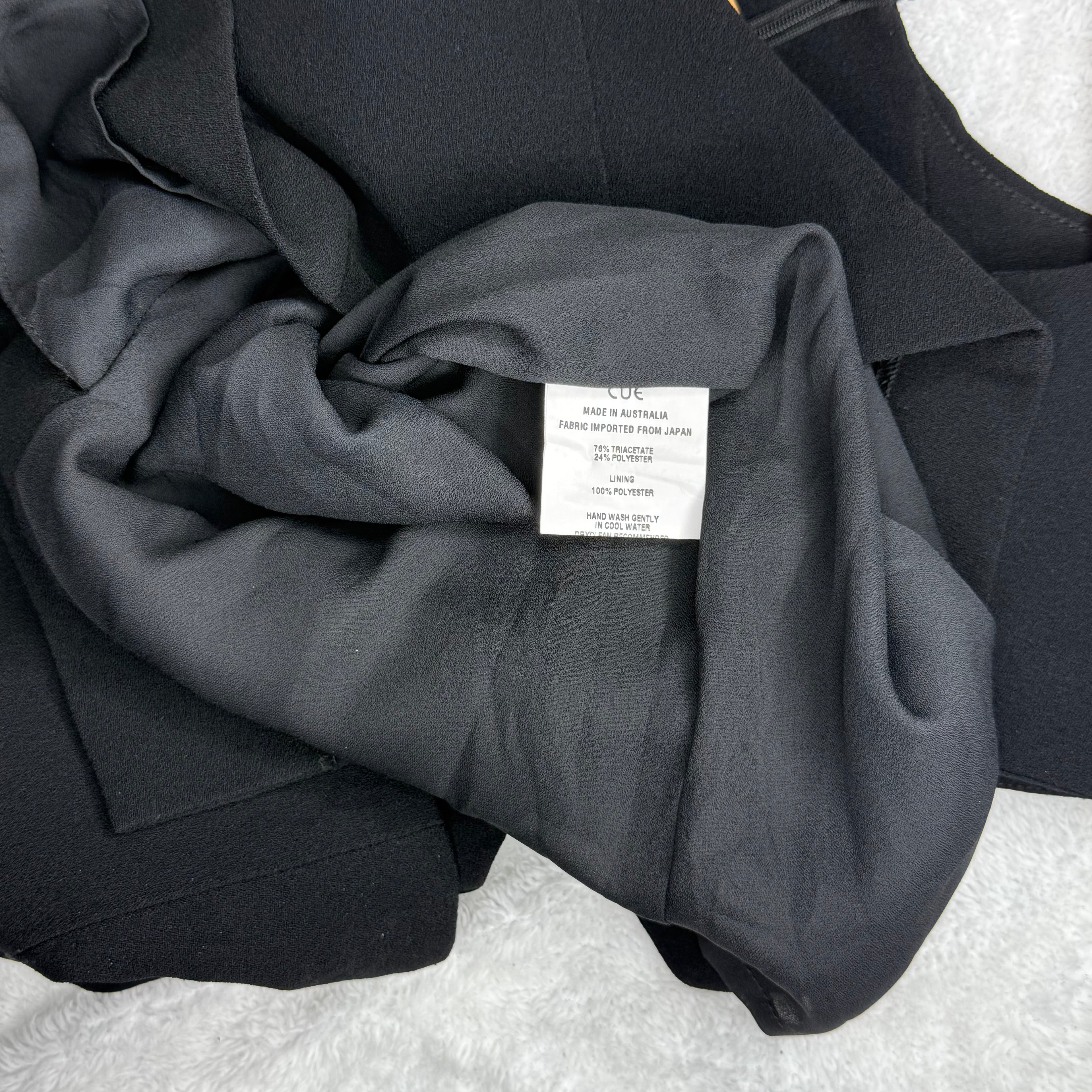 Cue Black Peplum Sheath Dress
