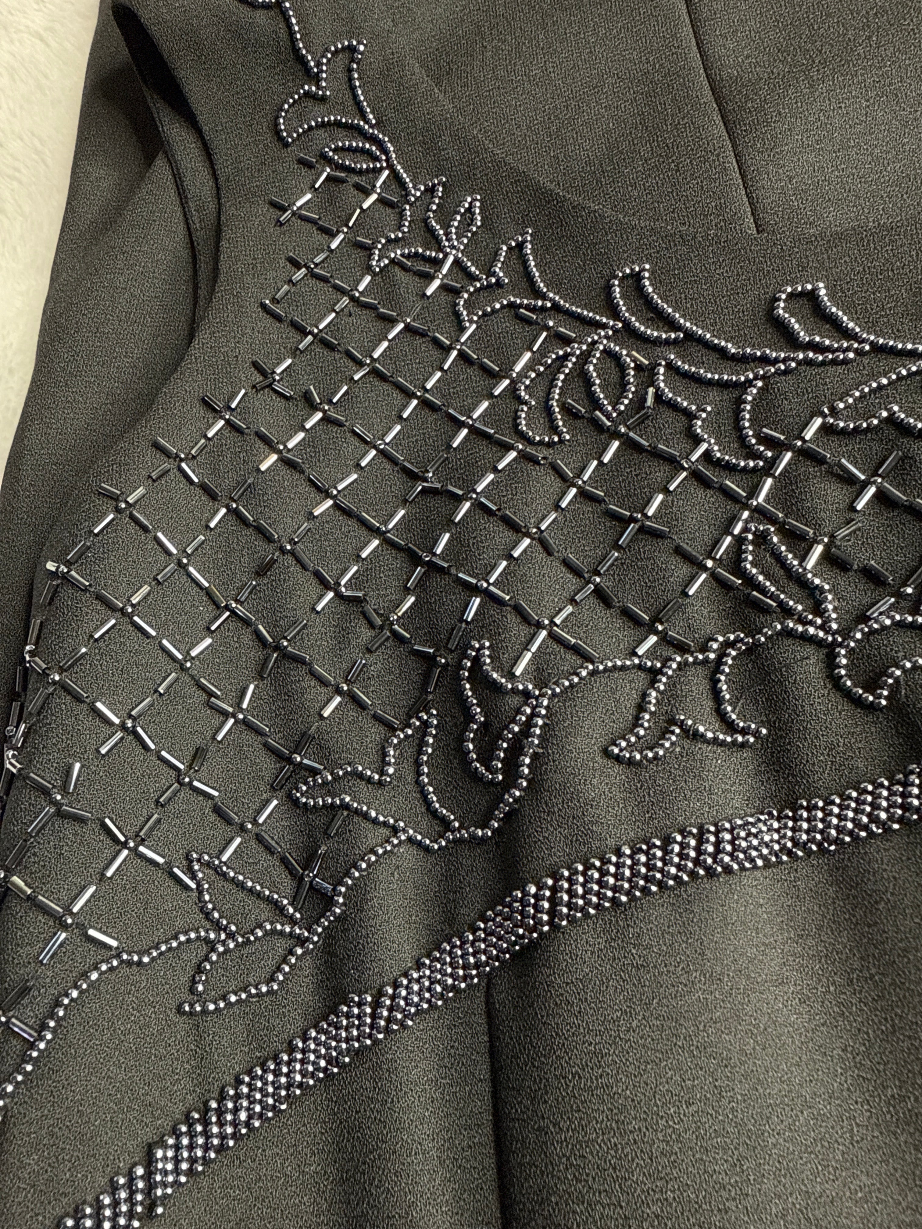 George Black Embellished Dress (UK 12 / L)