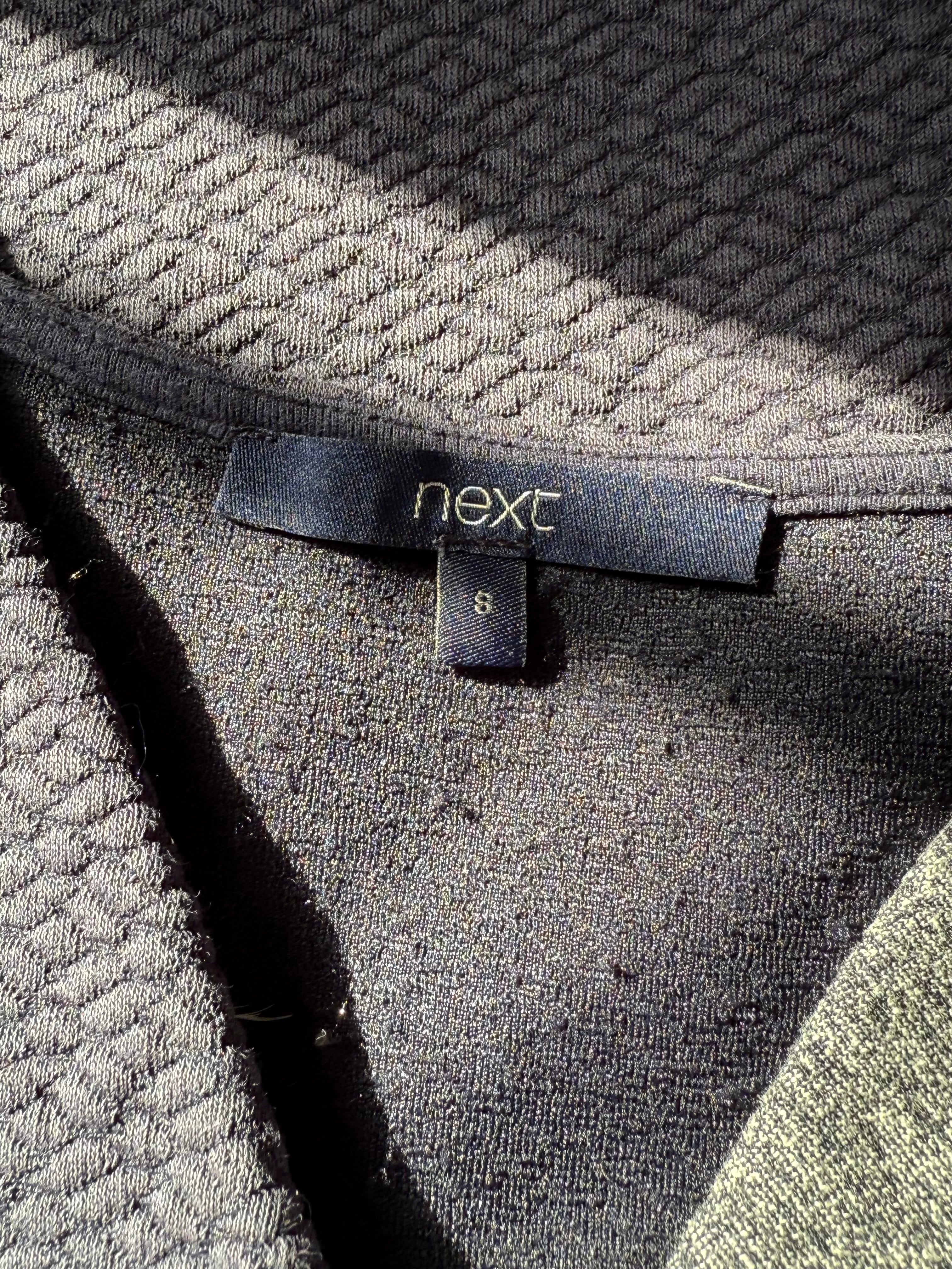 NEXT Color-Block Faux Wrap Dress | UK 8 (Preloved)