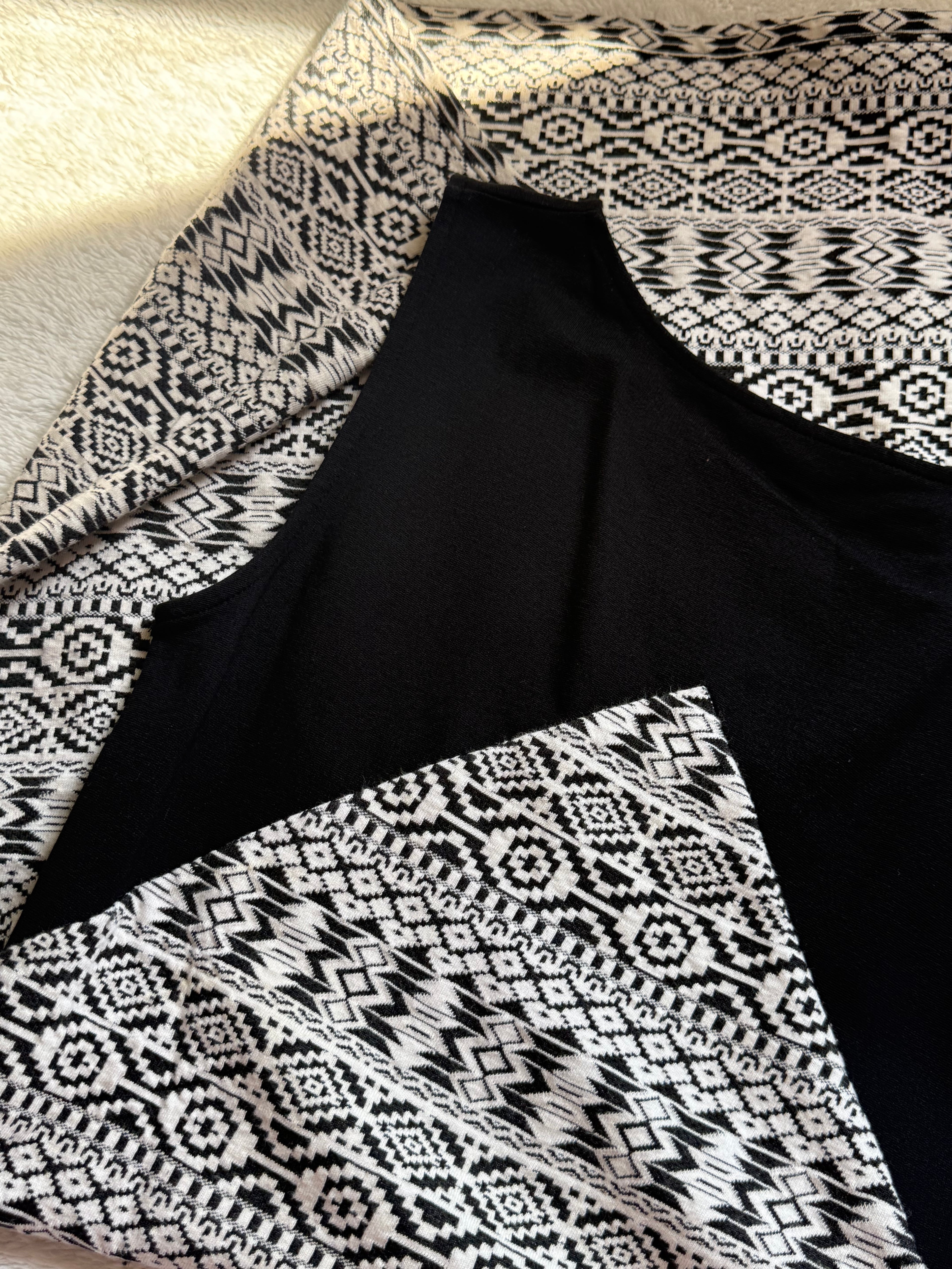 🇫🇷 Parisian Chic: NAF NAF Printed Dress (Size S)