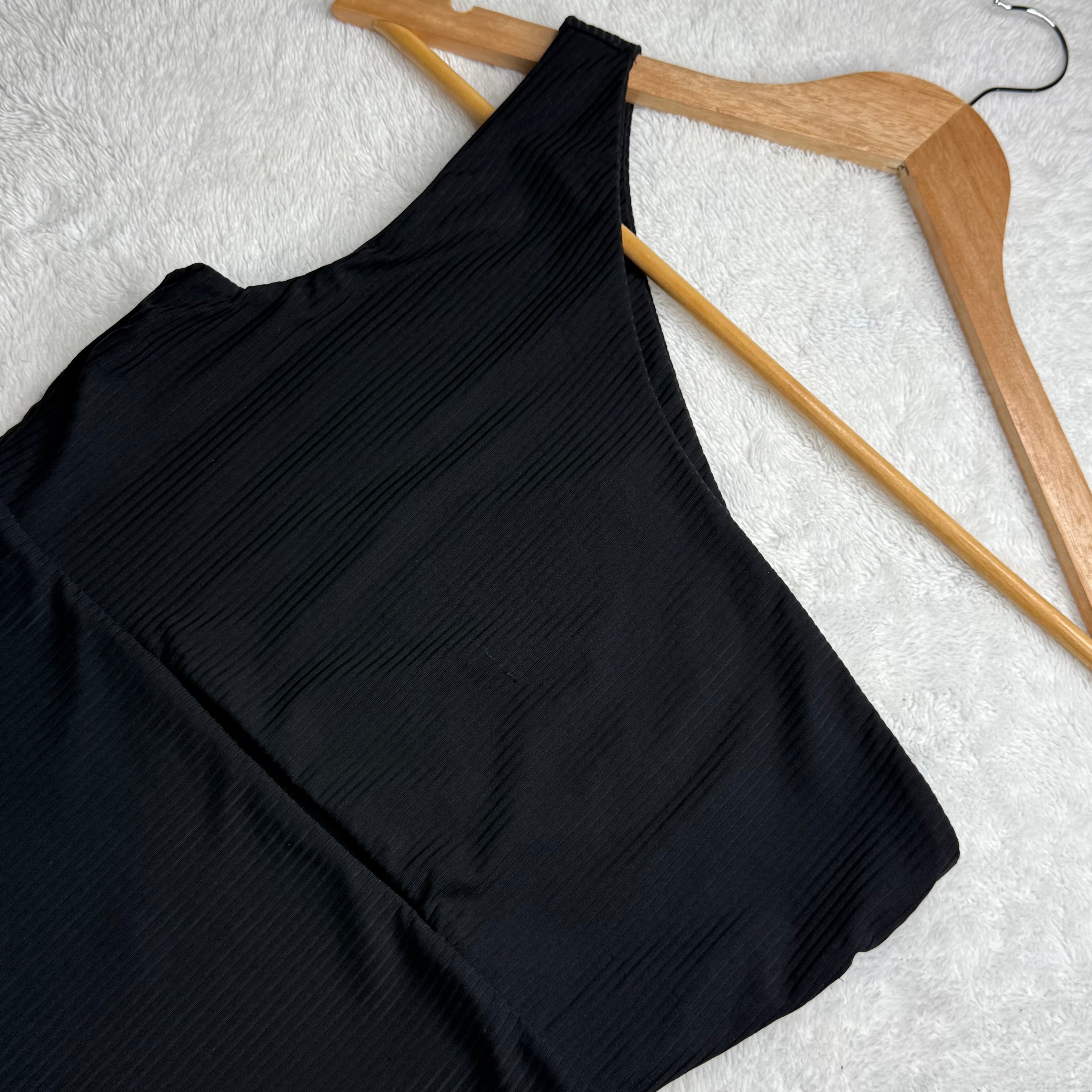 Kookai Black Cut-out Midi Dress