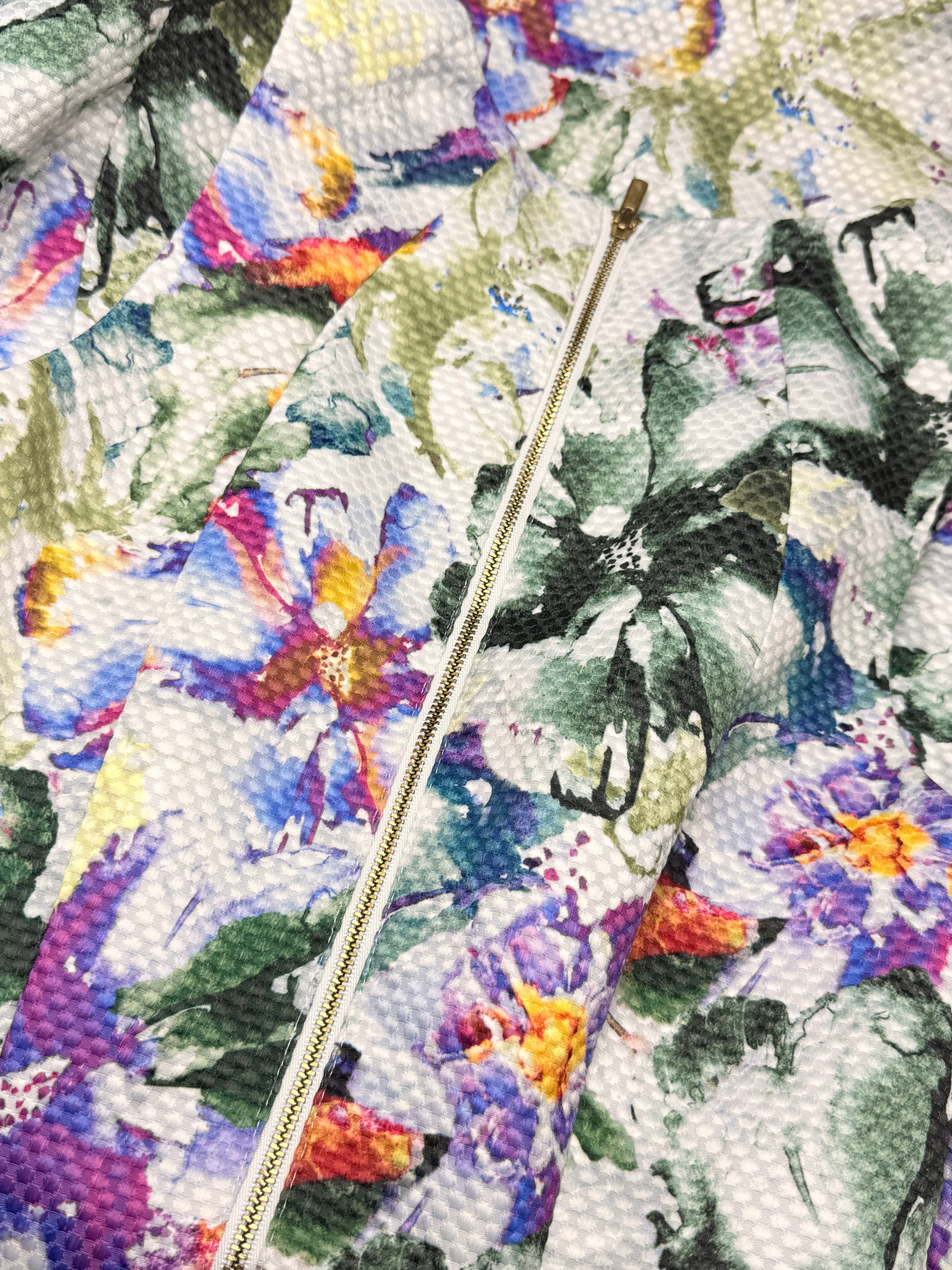 H&M Vibrant Floral Print Skater Dress (Size XS / EUR 34 / US 4)