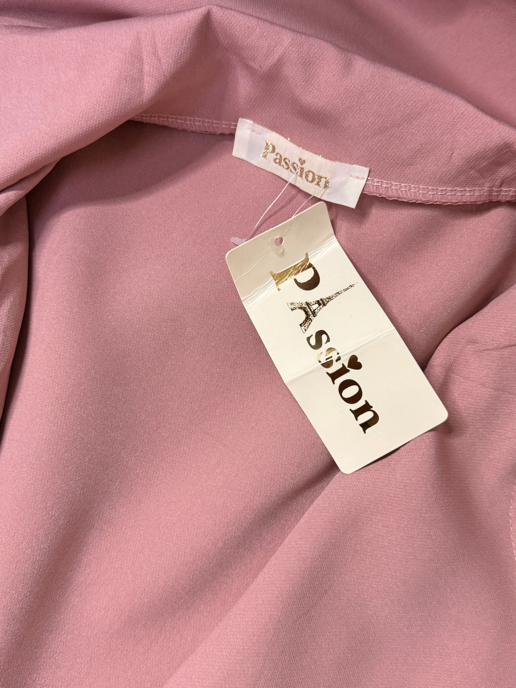 Passion Paris Rose Pink Drawstring Trench Midi Dress – Size M / UK 10 | NWT