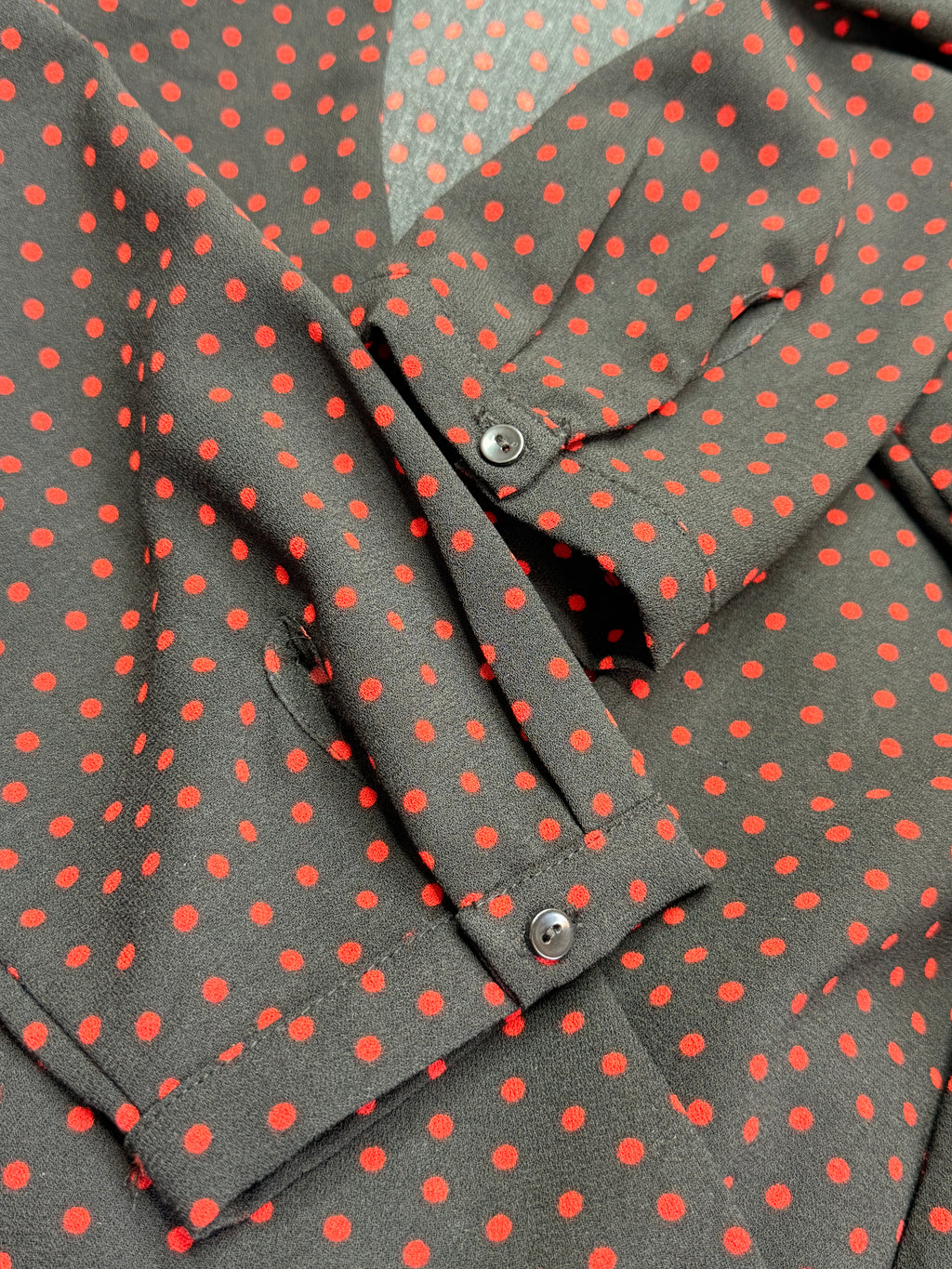 Zara Woman Polka Dot Faux Wrap Midi Dress with Waist Tie (Size S)