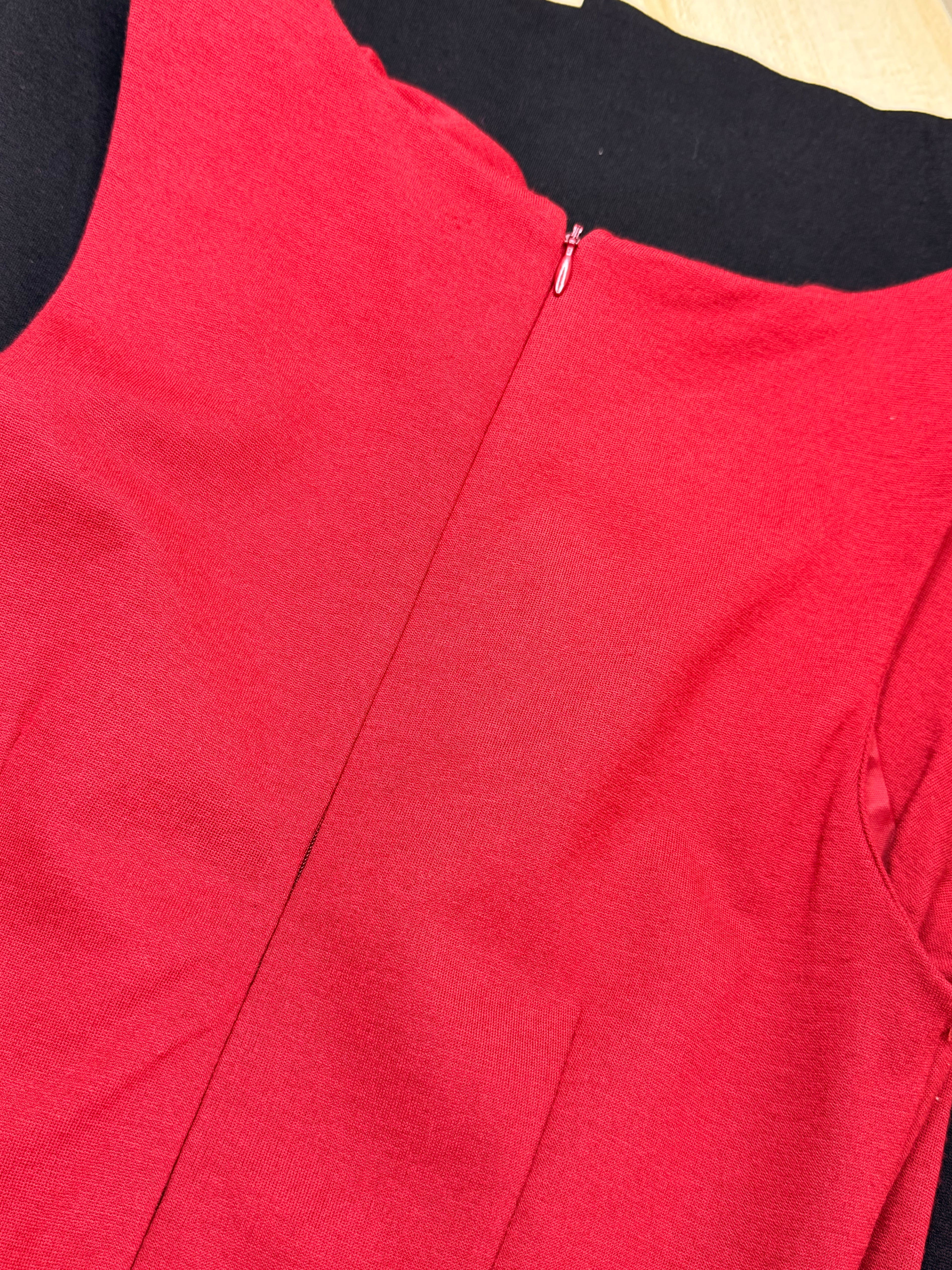 Mango Collection Colorblock Cowl Neck Sheath Midi Dress (Size EUR S / US XS)