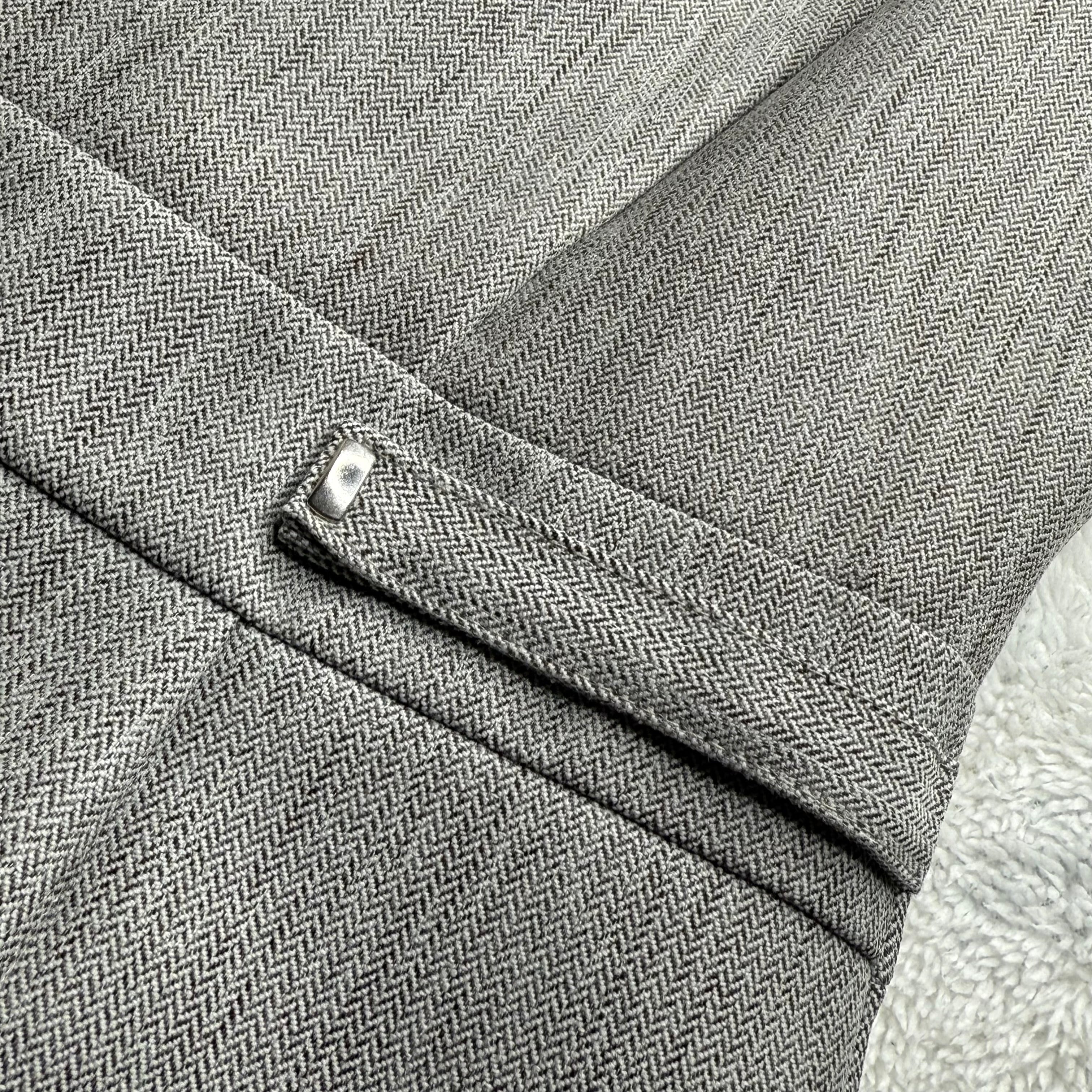 Primark Grey Textured Dress with Silver Belt Detail