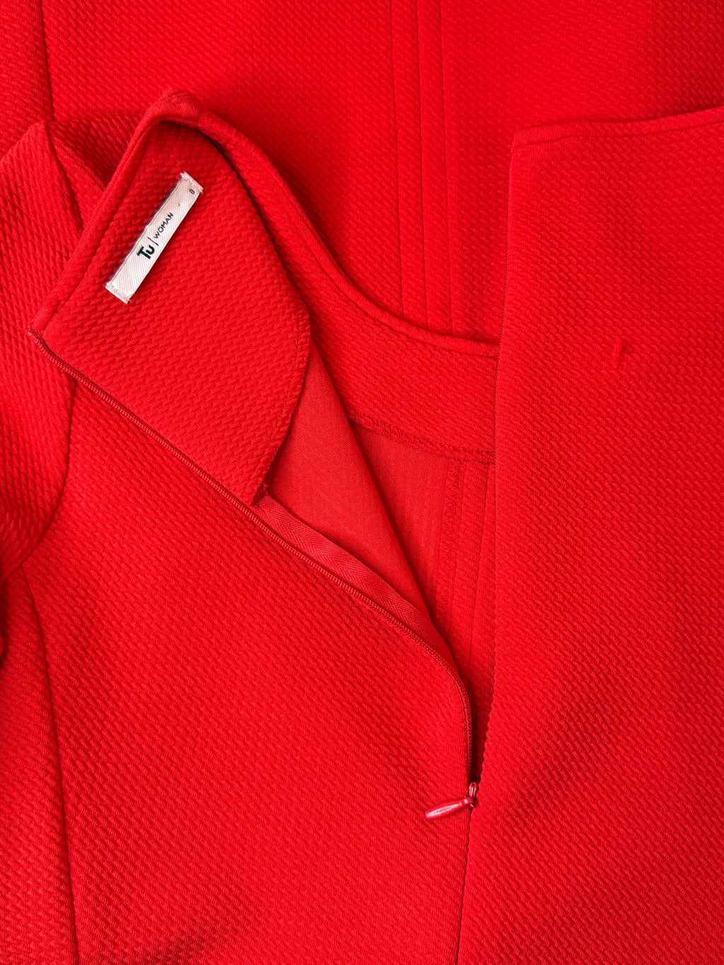 Striking Red TU Woman A-Line Dress | Size 12