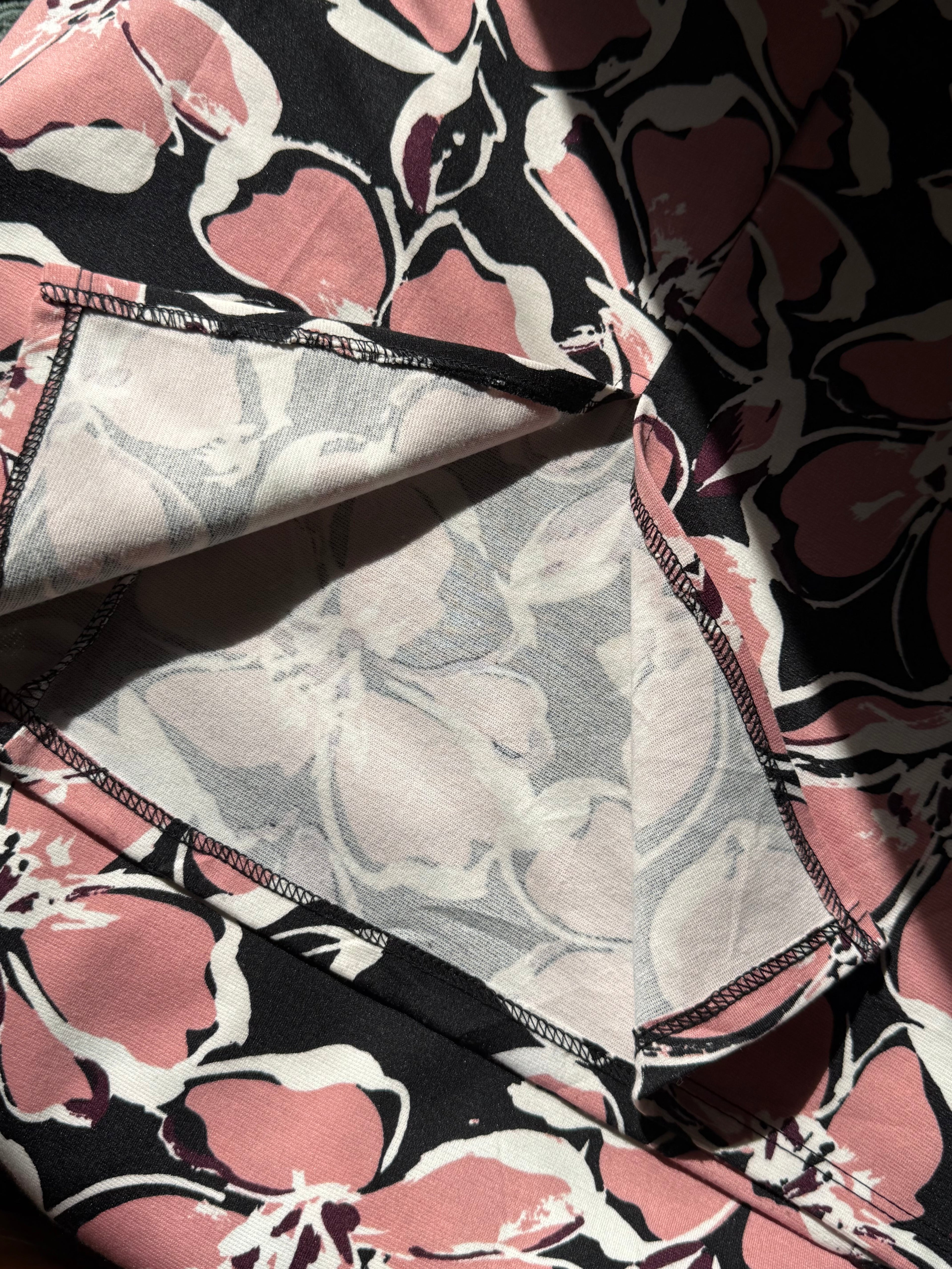 Chic TU Pink Floral Print Midi Dress - Preloved UK 14