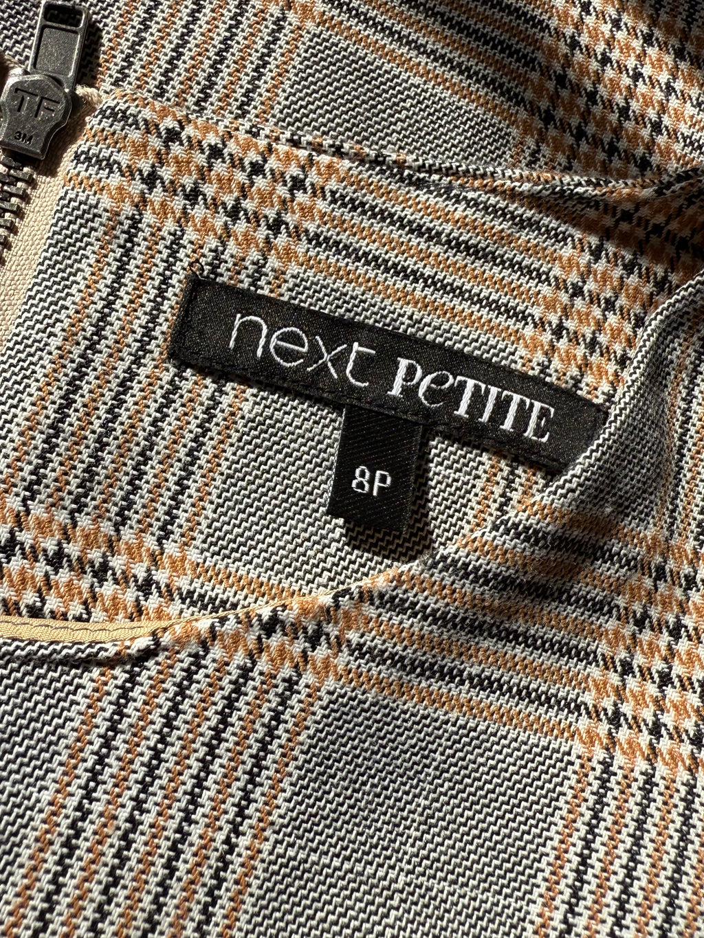 Chic NEXT Plaid Tunic Dress - Preloved UK 8