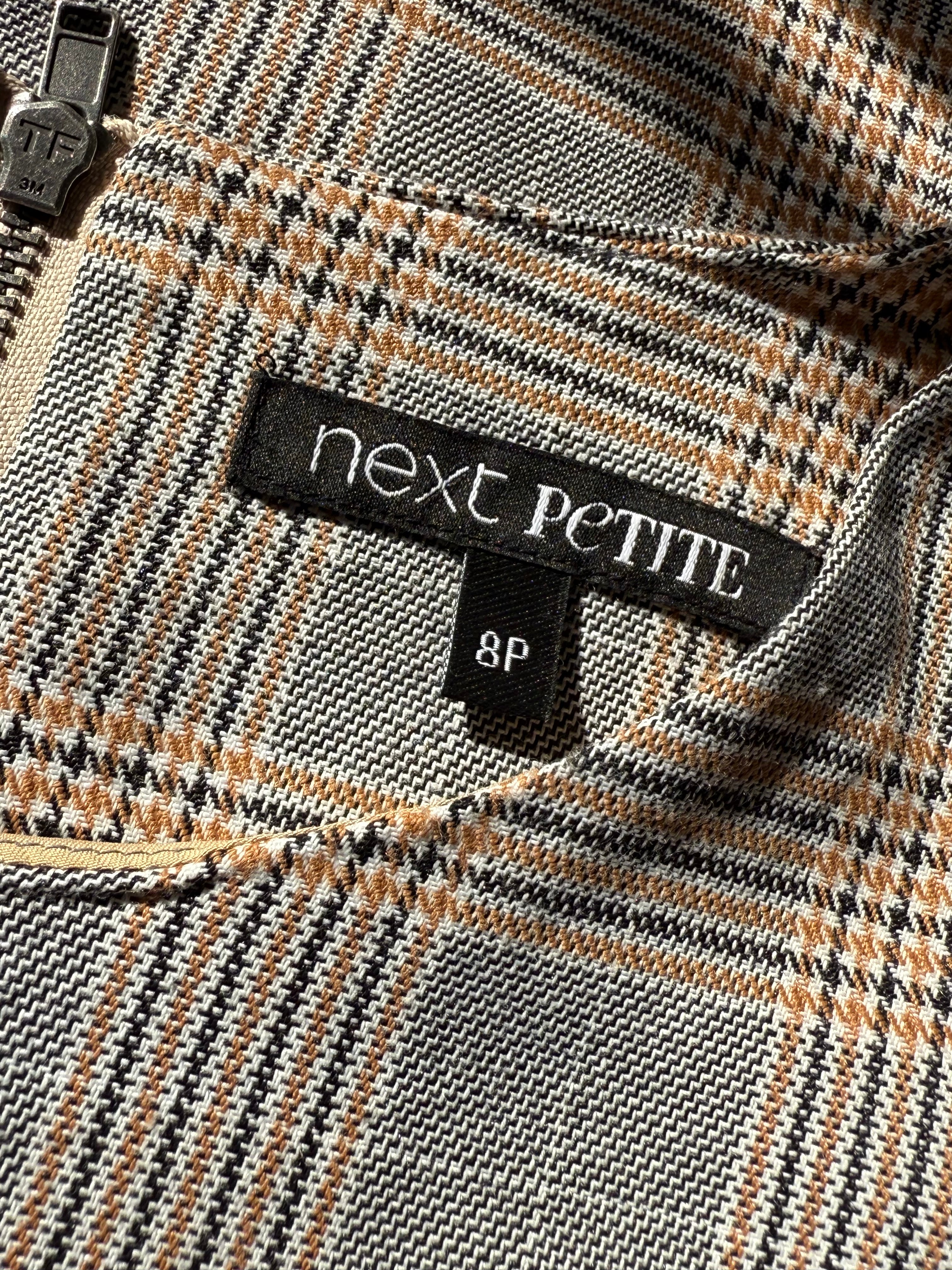 Chic NEXT Plaid Tunic Dress - Preloved UK 8