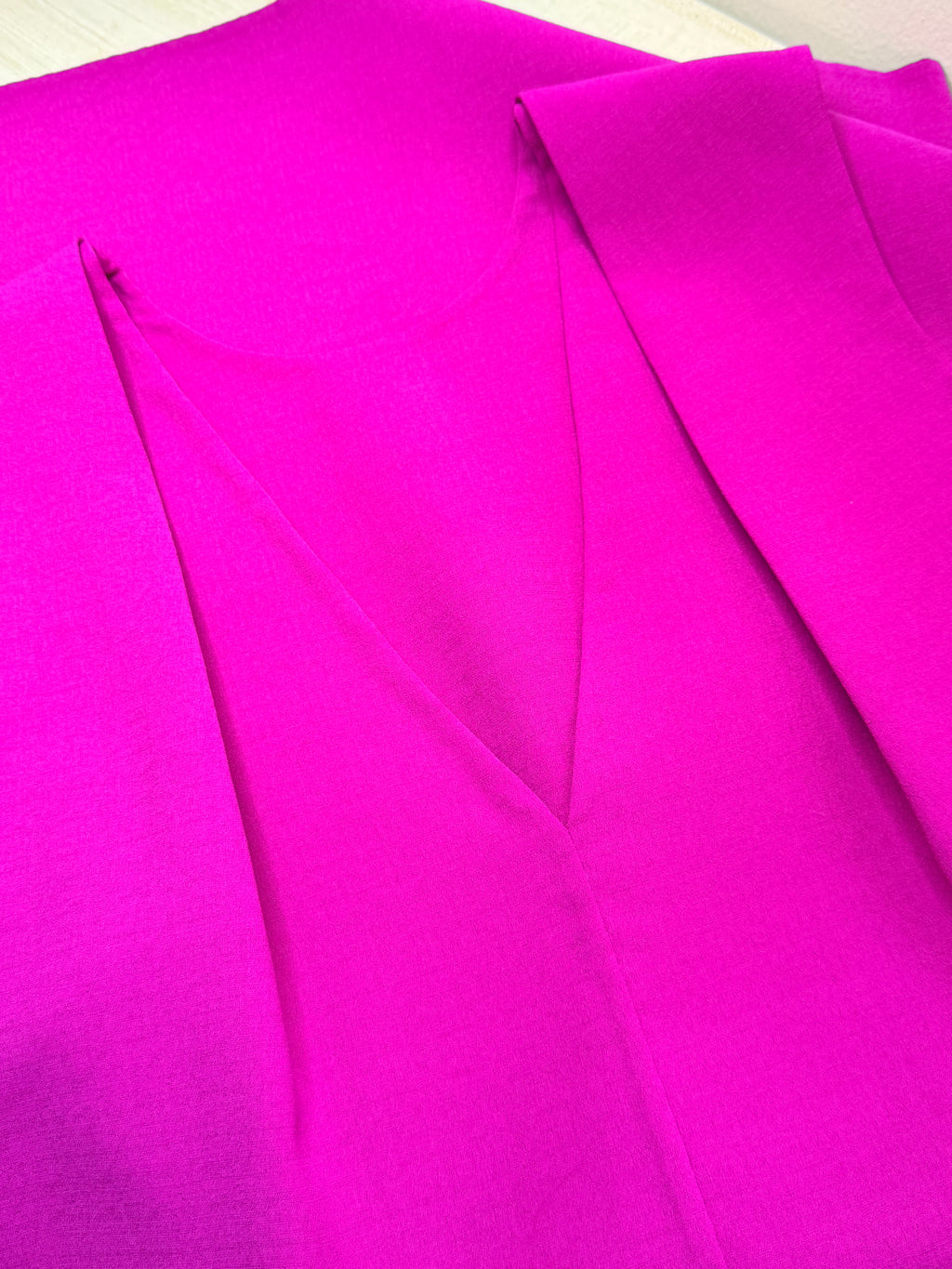Adolfo Dominguez Fuchsia Pink V-Back Shift Dress (Size S / EUR 38)