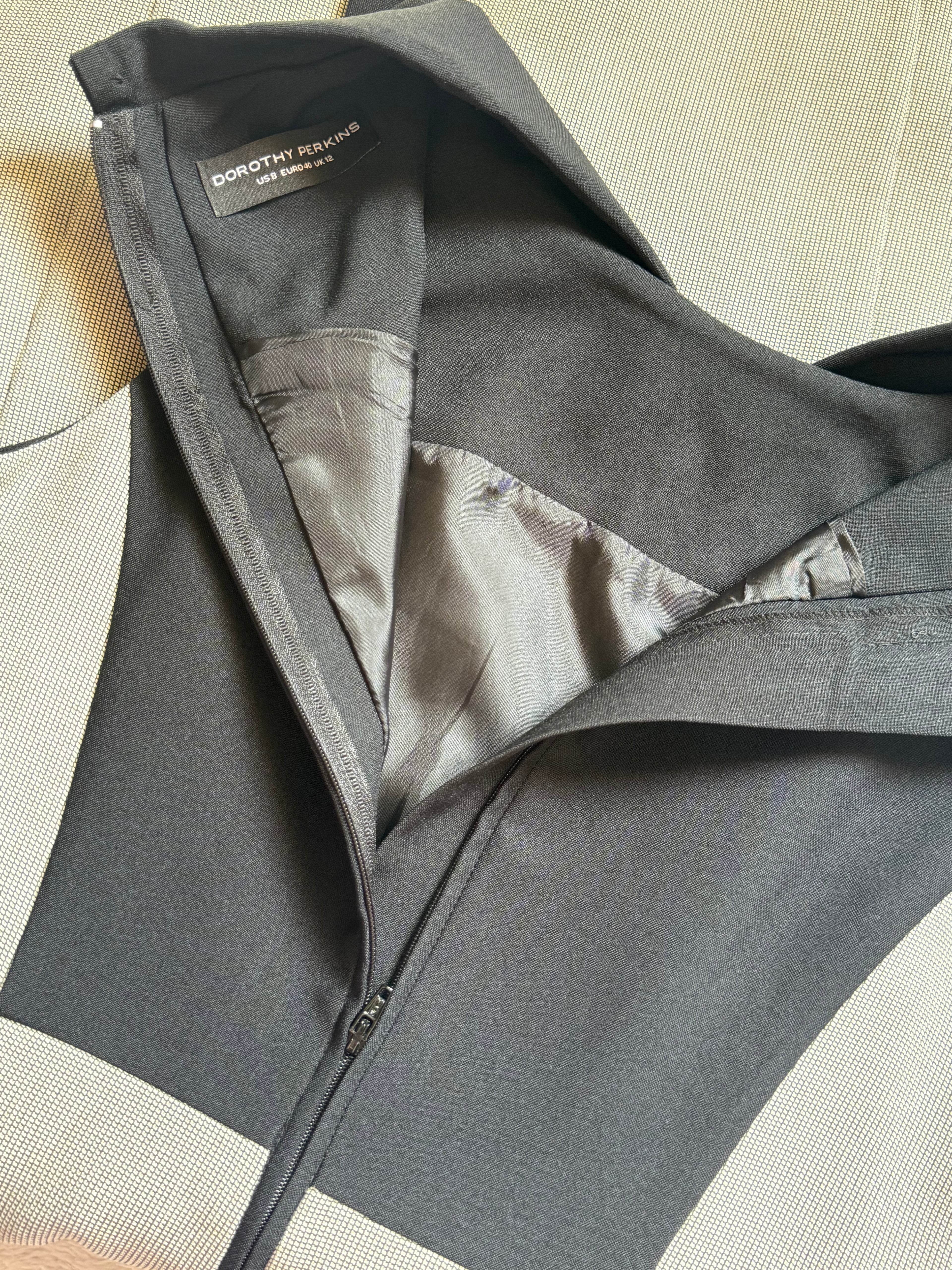 🩶 Tailored Sophistication: Dorothy Perkins Sheath Dress (UK 12)