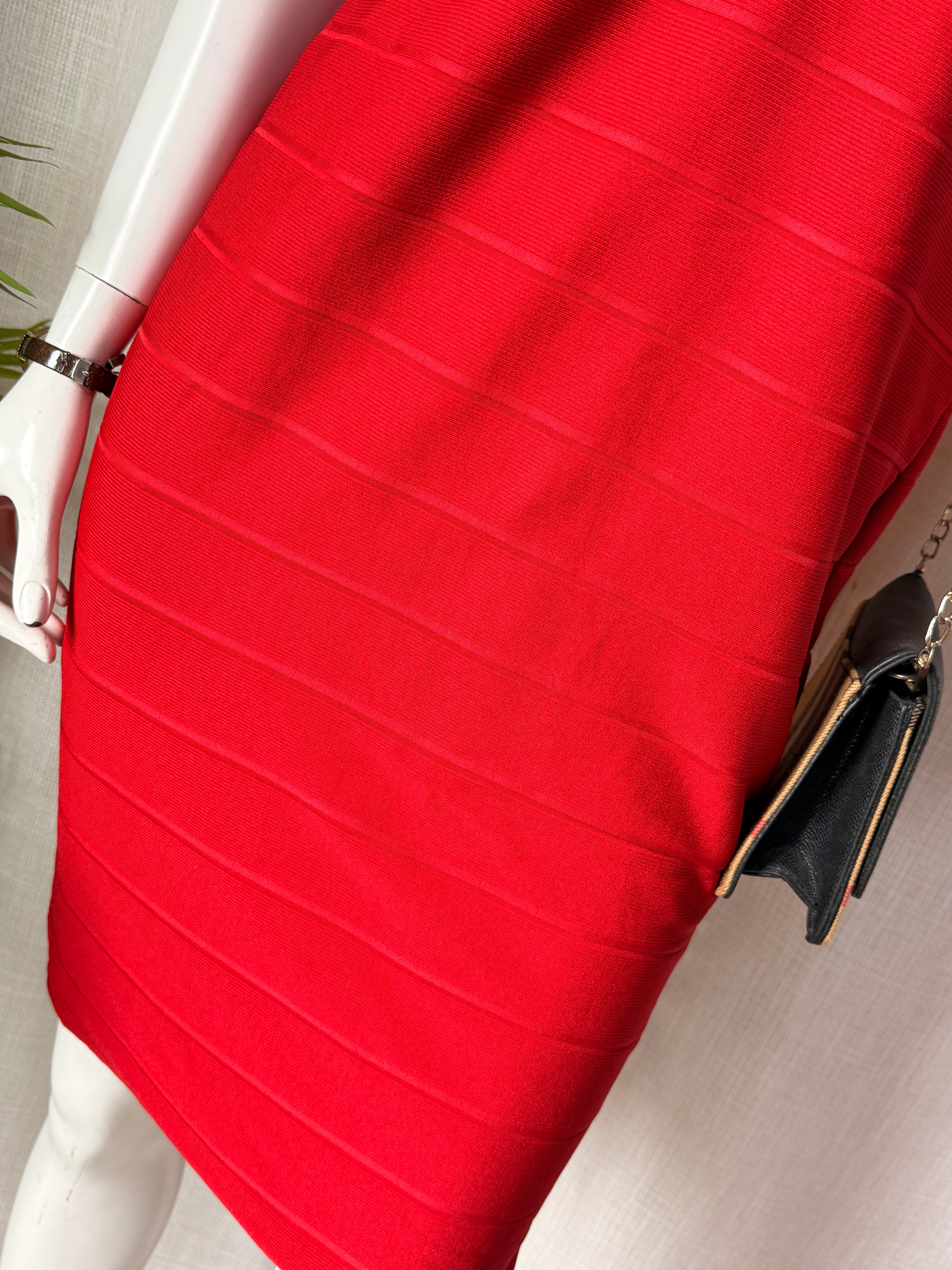 Boohoo Red Bandage Dress (New With Tag) UK 14